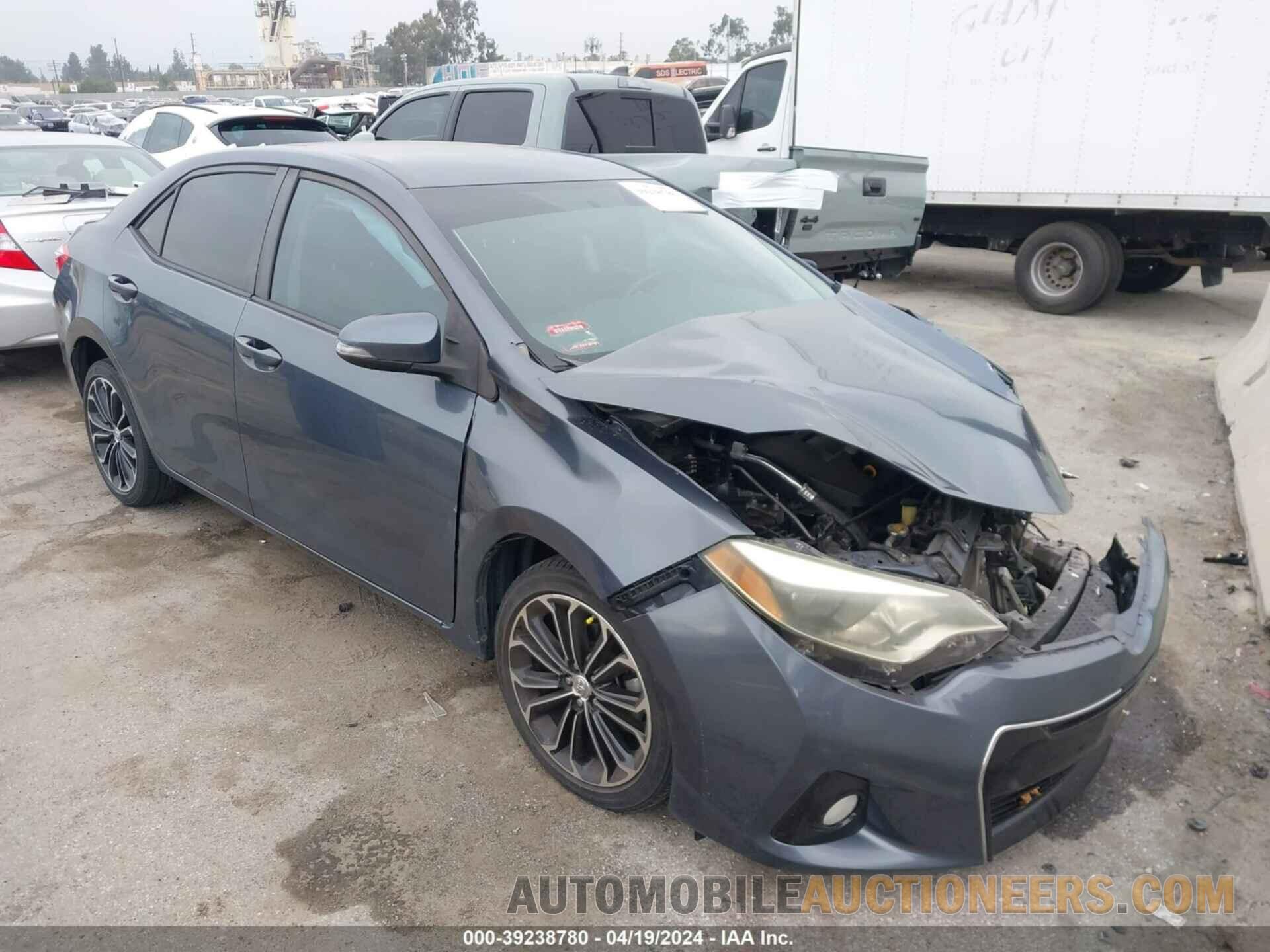 5YFBURHE9FP286124 TOYOTA COROLLA 2015