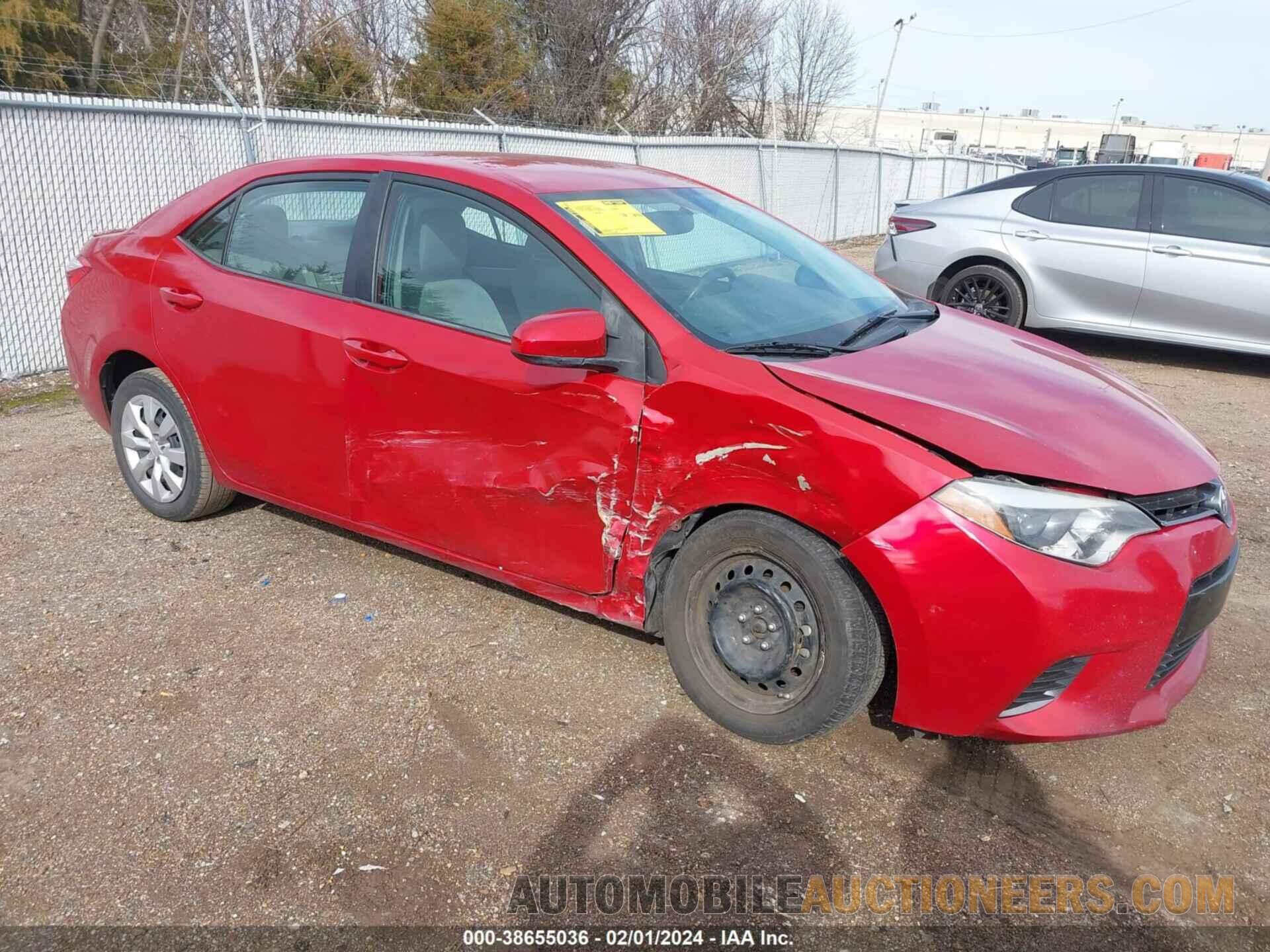 5YFBURHE9FP291520 TOYOTA COROLLA 2015