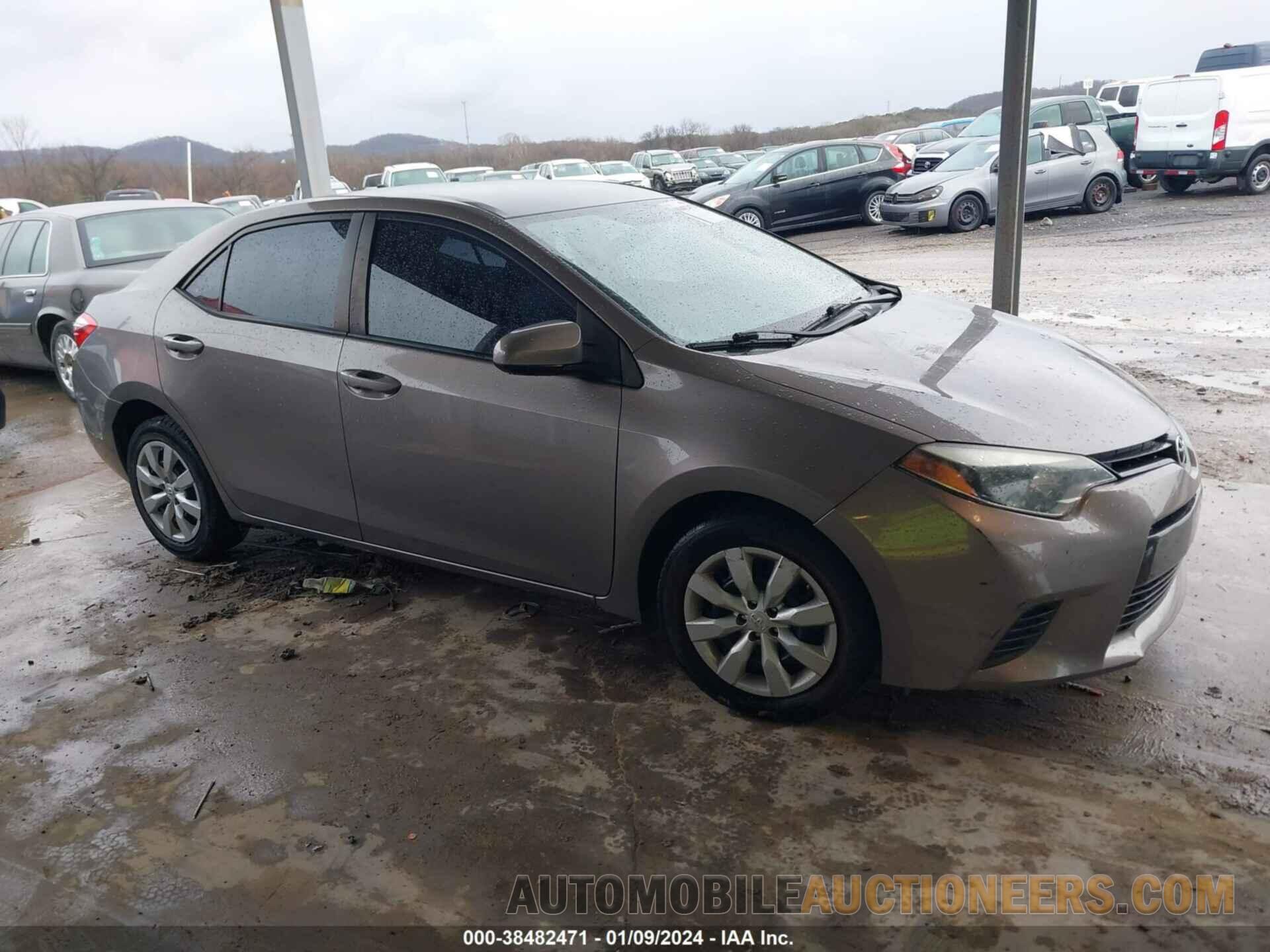 5YFBURHE9FP296314 TOYOTA COROLLA 2015