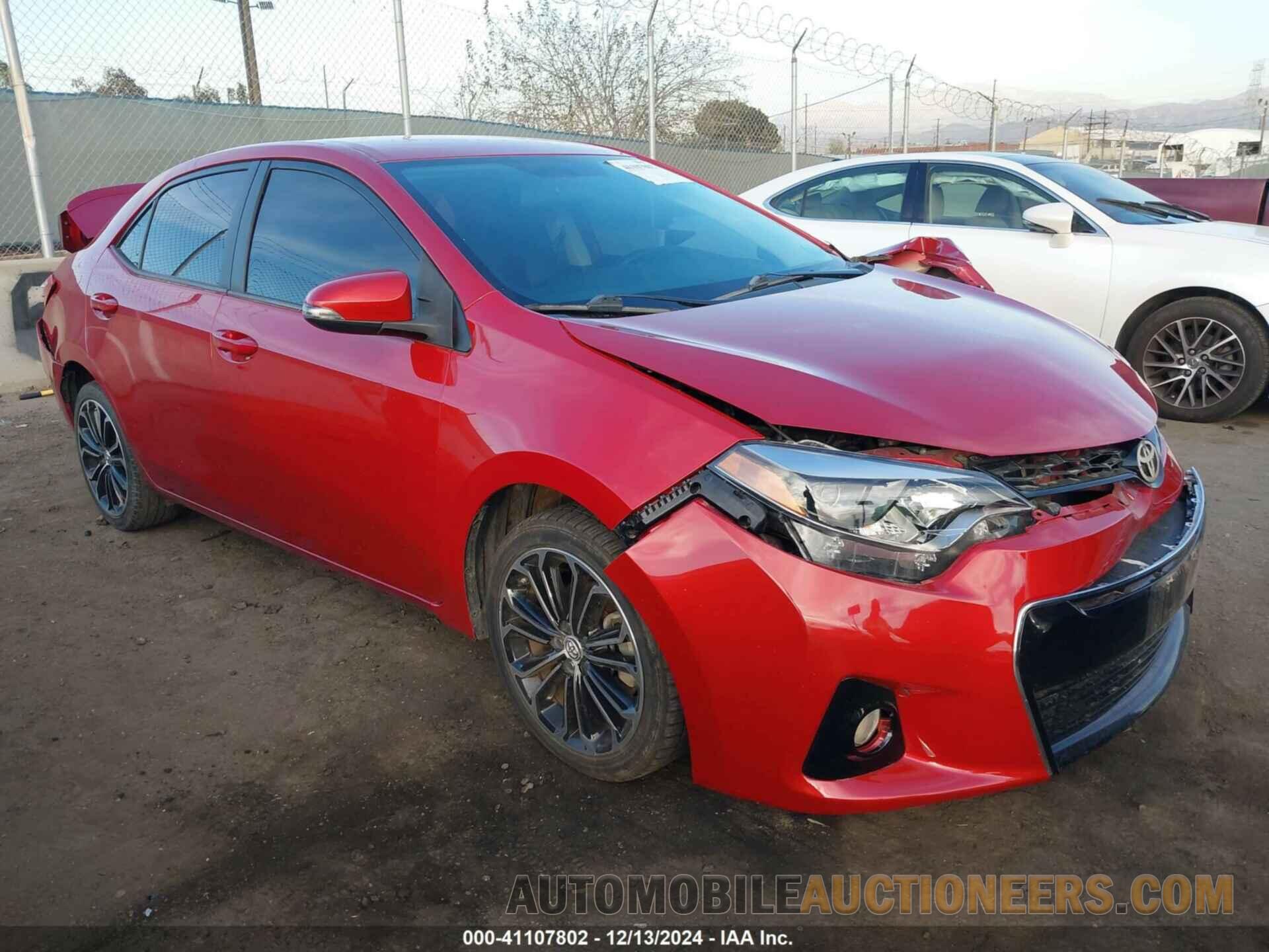 5YFBURHE9FP308400 TOYOTA COROLLA 2015