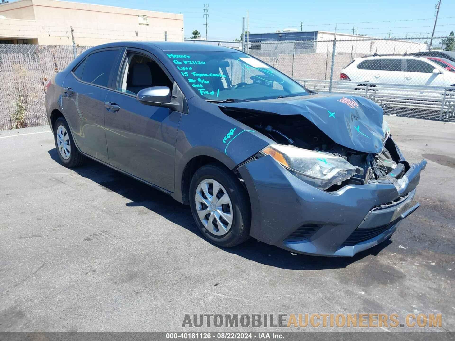 5YFBURHE9FP323642 TOYOTA COROLLA 2015