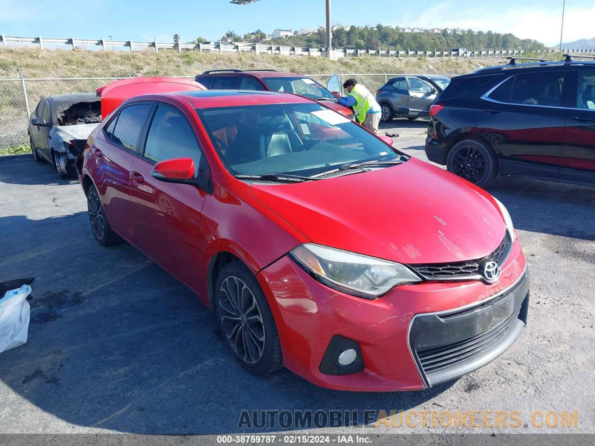 5YFBURHE9FP360626 TOYOTA COROLLA 2015