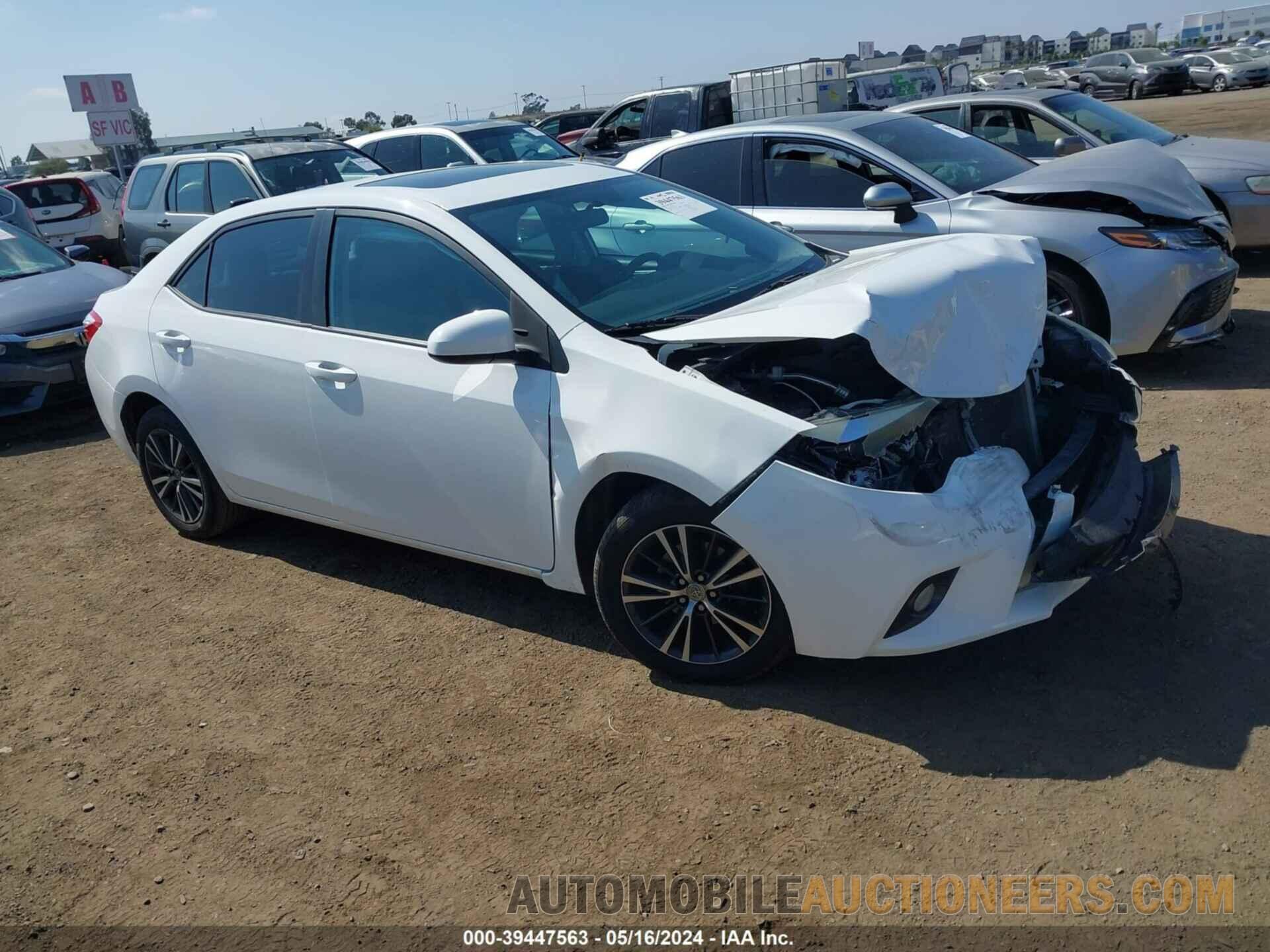 5YFBURHE9GP371403 TOYOTA COROLLA 2016