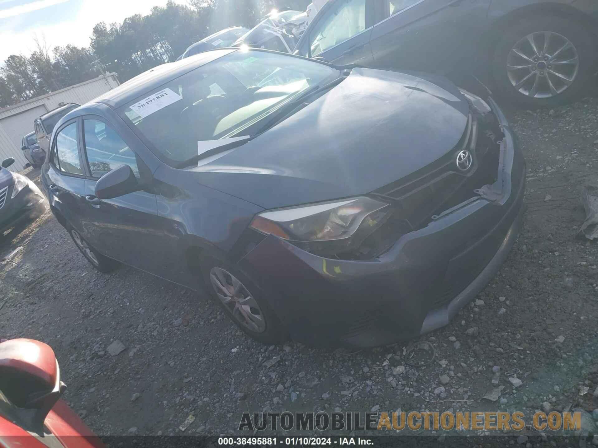 5YFBURHE9GP382272 TOYOTA COROLLA 2016