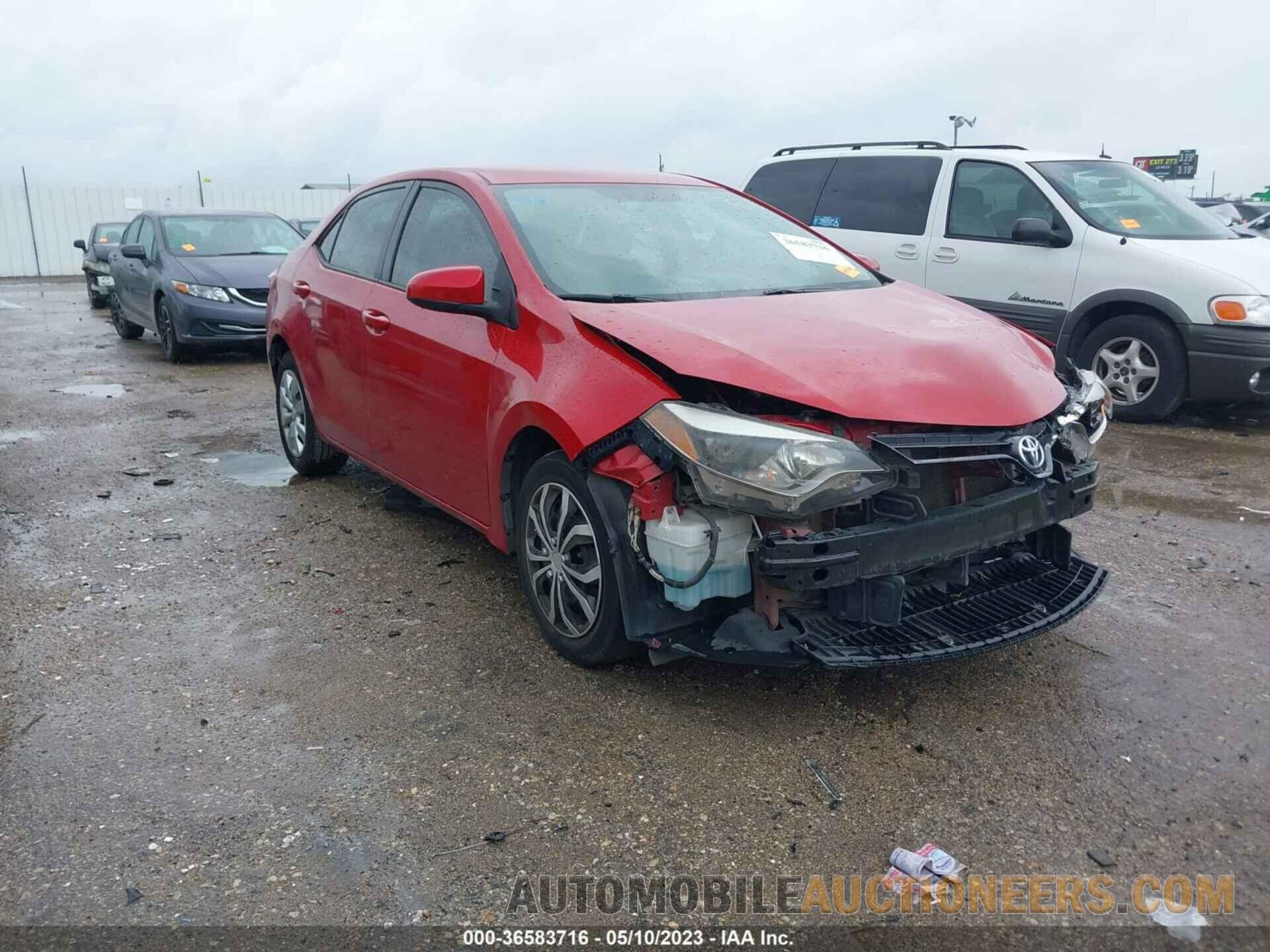 5YFBURHE9GP389206 TOYOTA COROLLA 2016