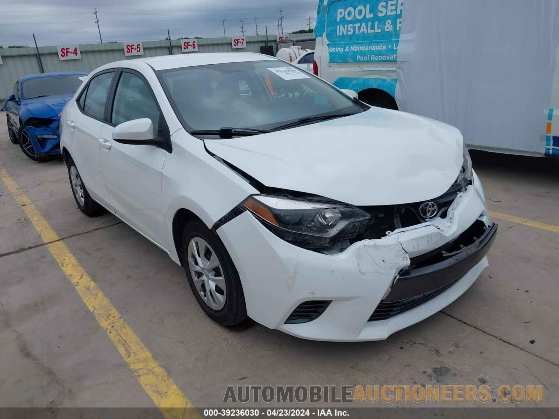 5YFBURHE9GP392722 TOYOTA COROLLA 2016