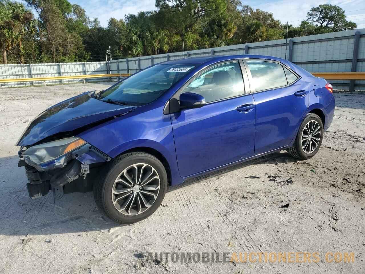 5YFBURHE9GP489354 TOYOTA COROLLA 2016