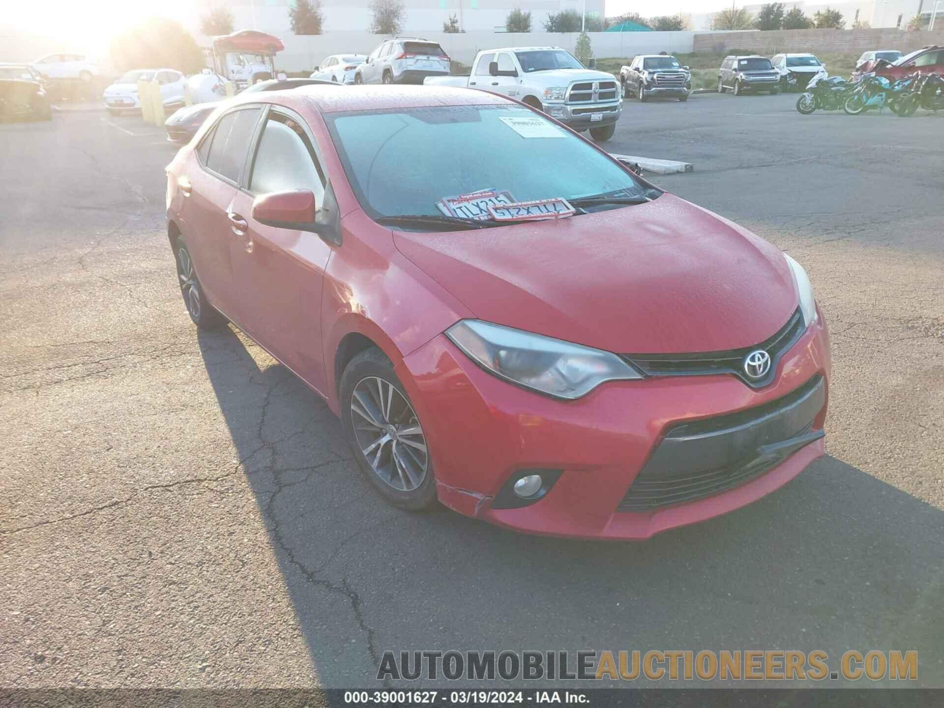 5YFBURHE9GP522207 TOYOTA COROLLA 2016