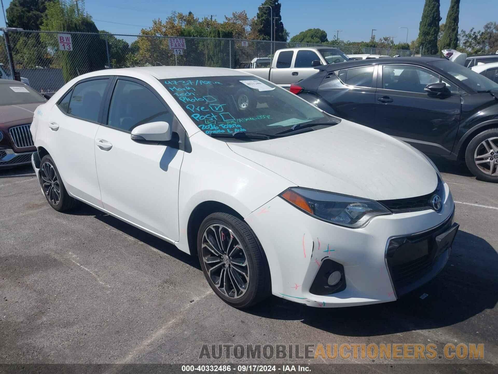 5YFBURHE9GP547138 TOYOTA COROLLA 2016