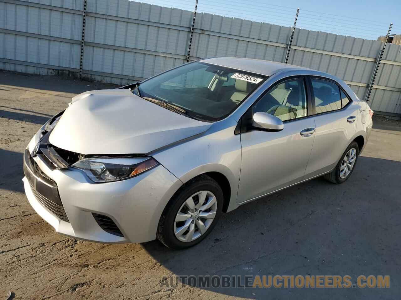 5YFBURHE9GP551786 TOYOTA COROLLA 2016