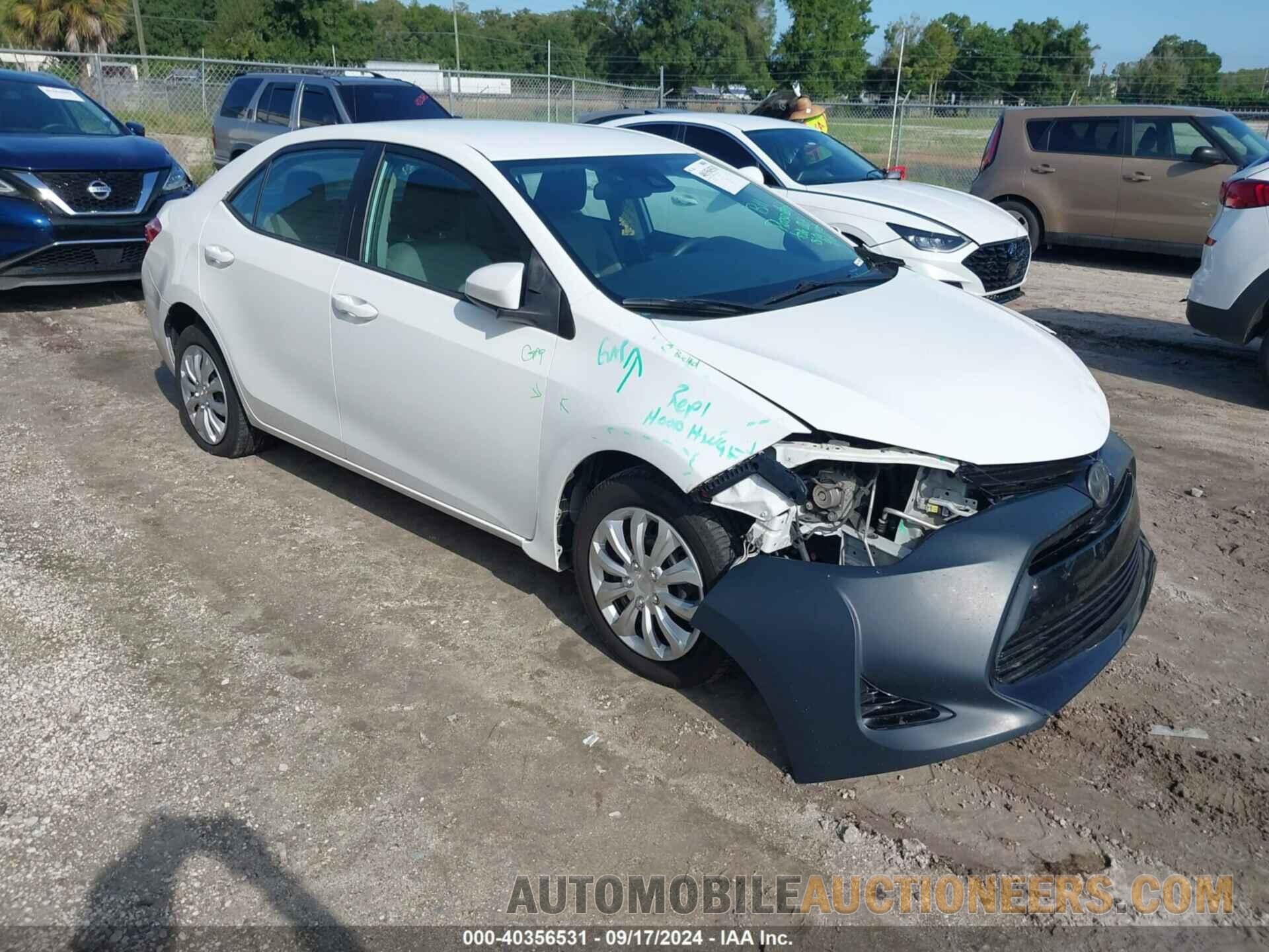 5YFBURHE9JP807321 TOYOTA COROLLA 2018