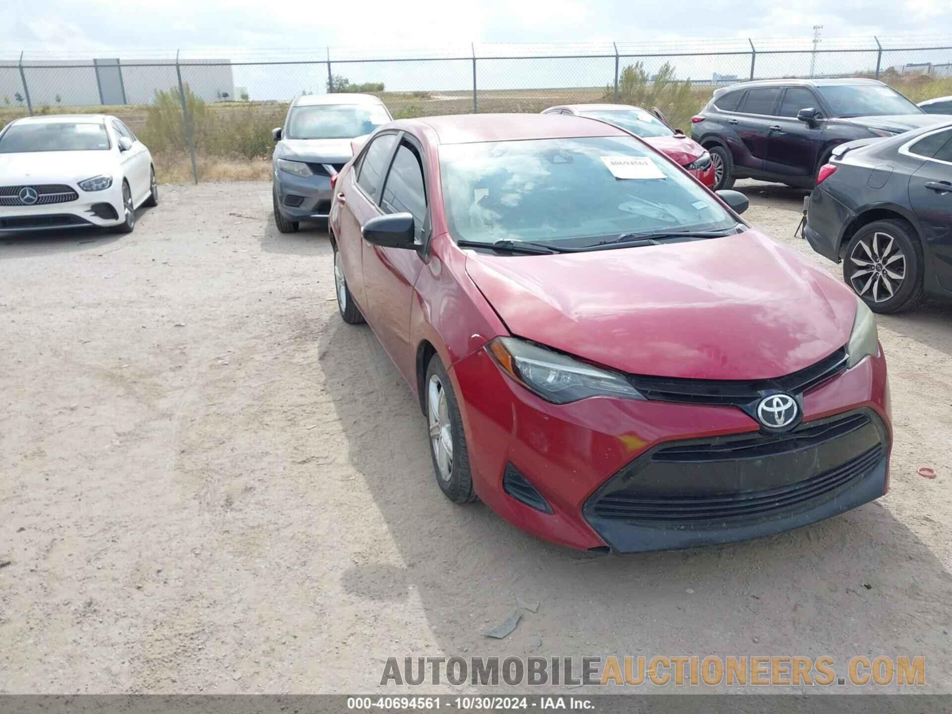 5YFBURHE9KP939612 TOYOTA COROLLA 2019