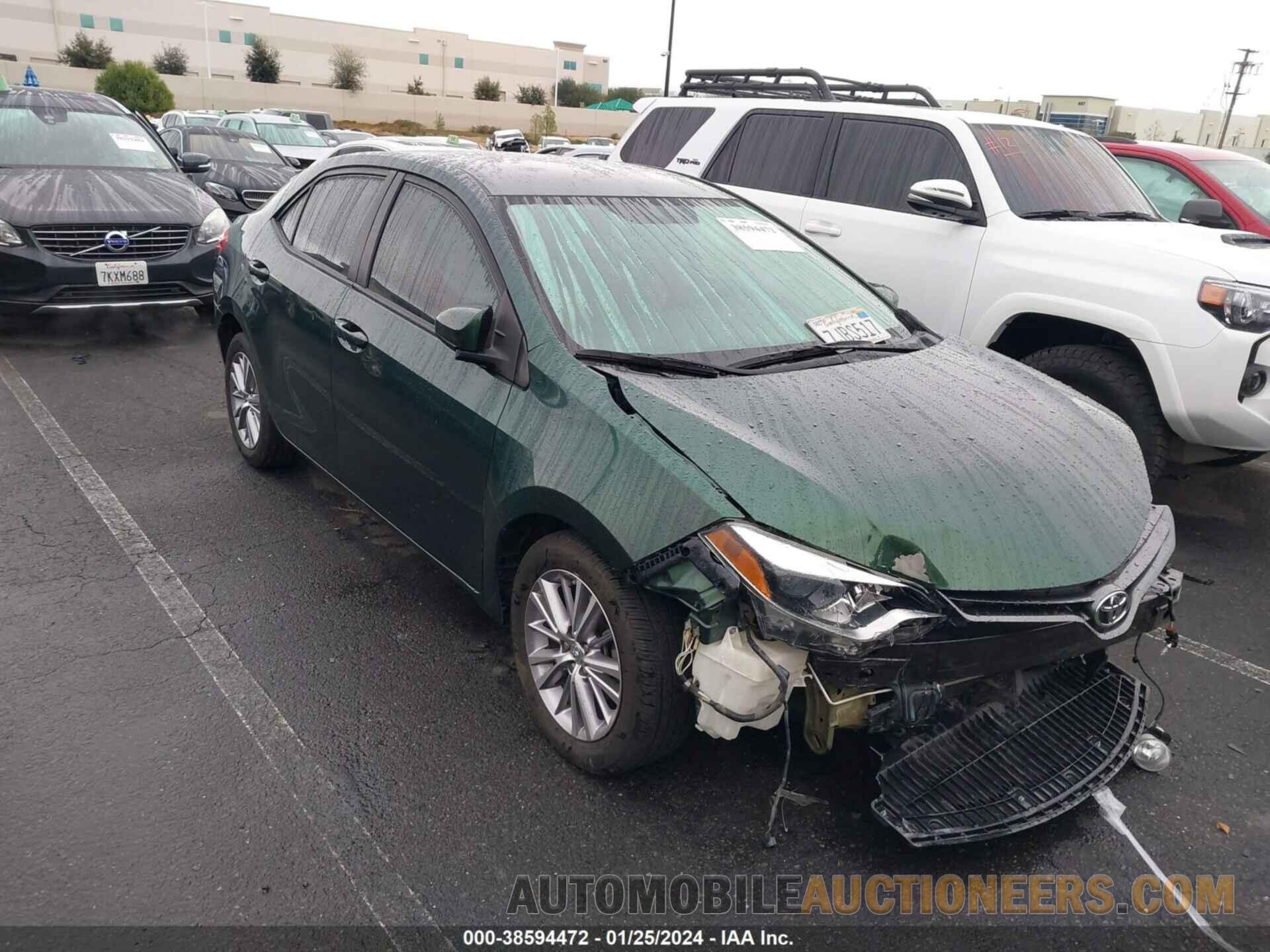 5YFBURHEXFP179874 TOYOTA COROLLA 2015