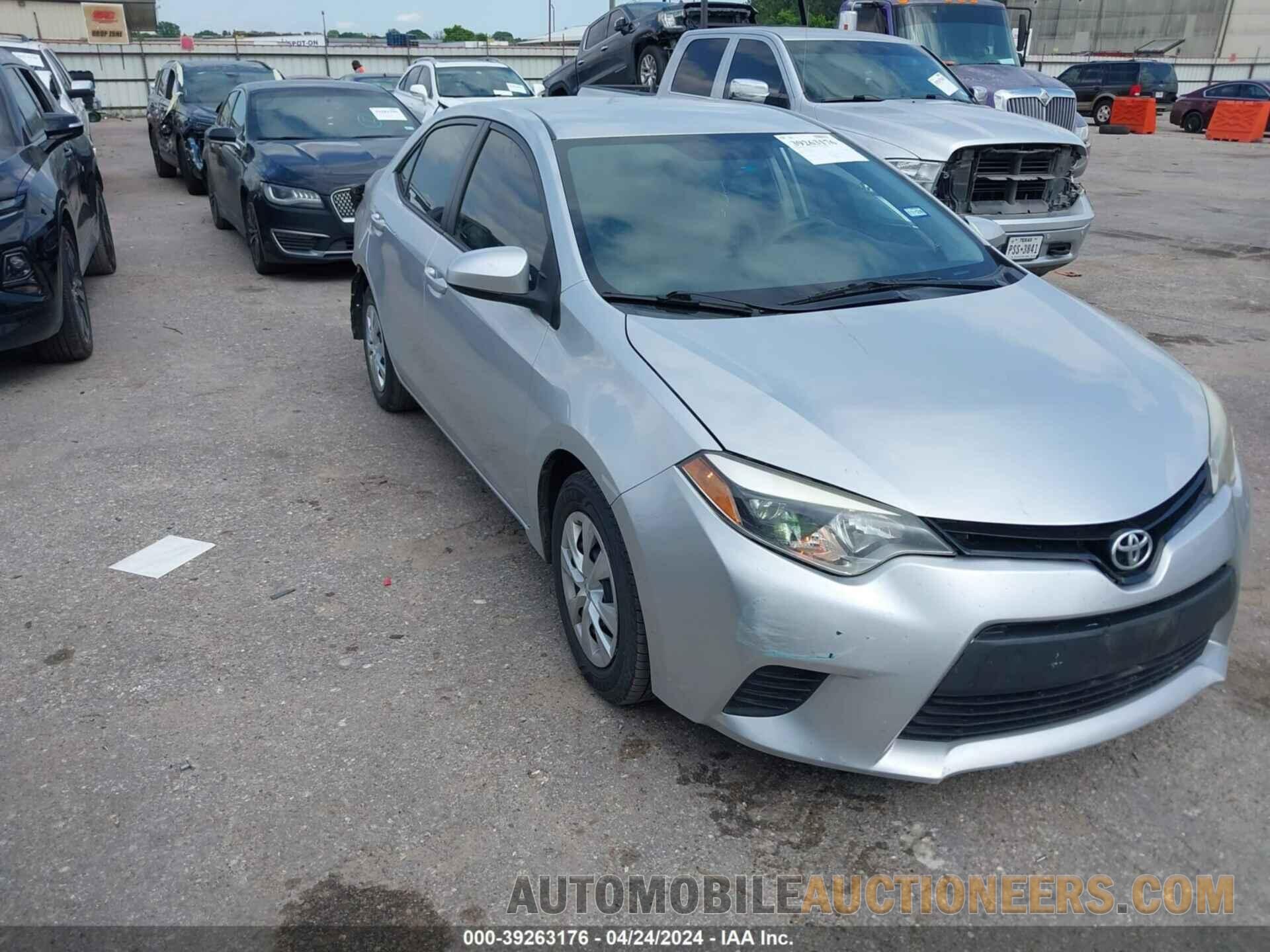 5YFBURHEXFP181642 TOYOTA COROLLA 2015