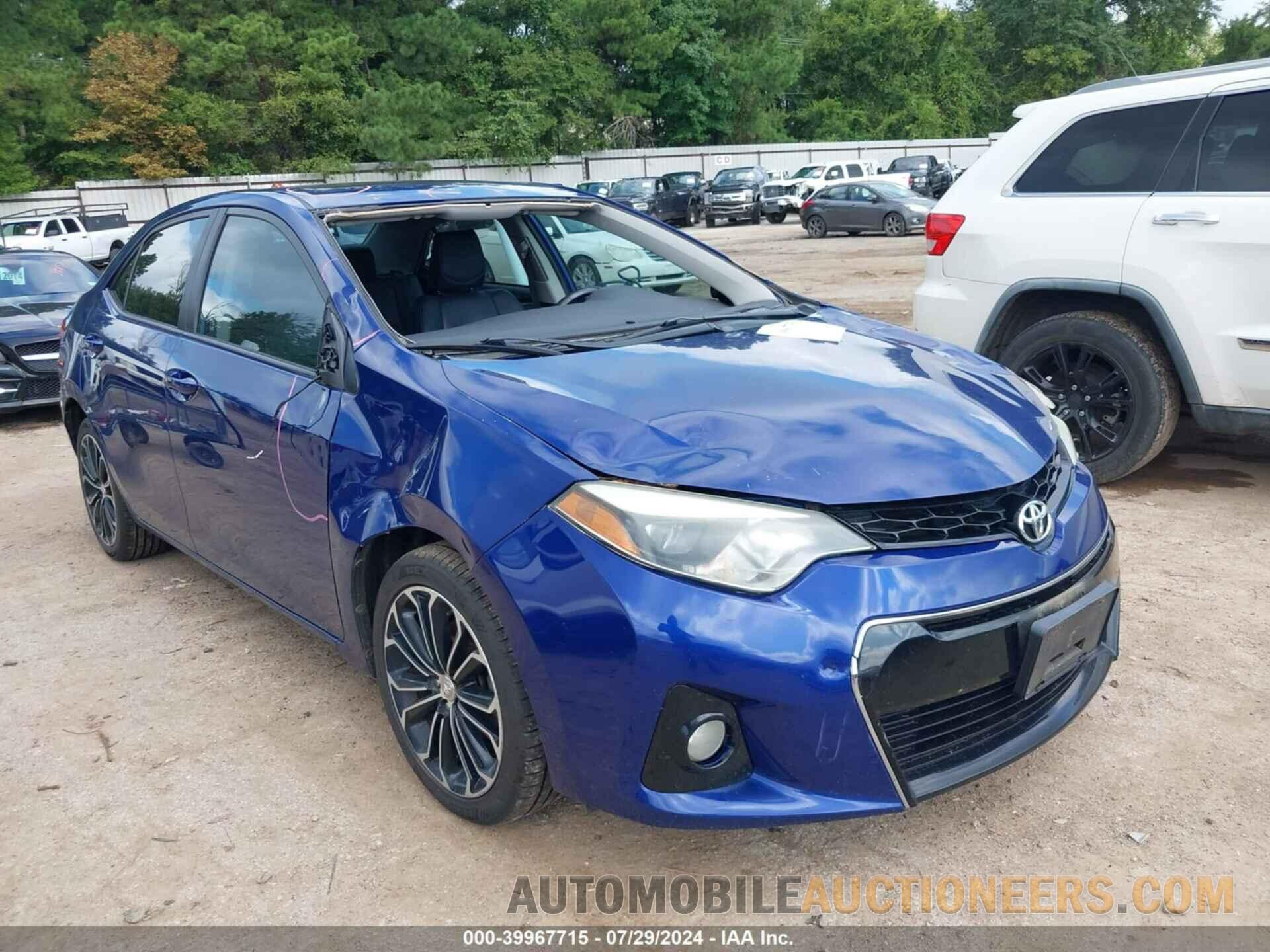 5YFBURHEXFP182614 TOYOTA COROLLA 2015