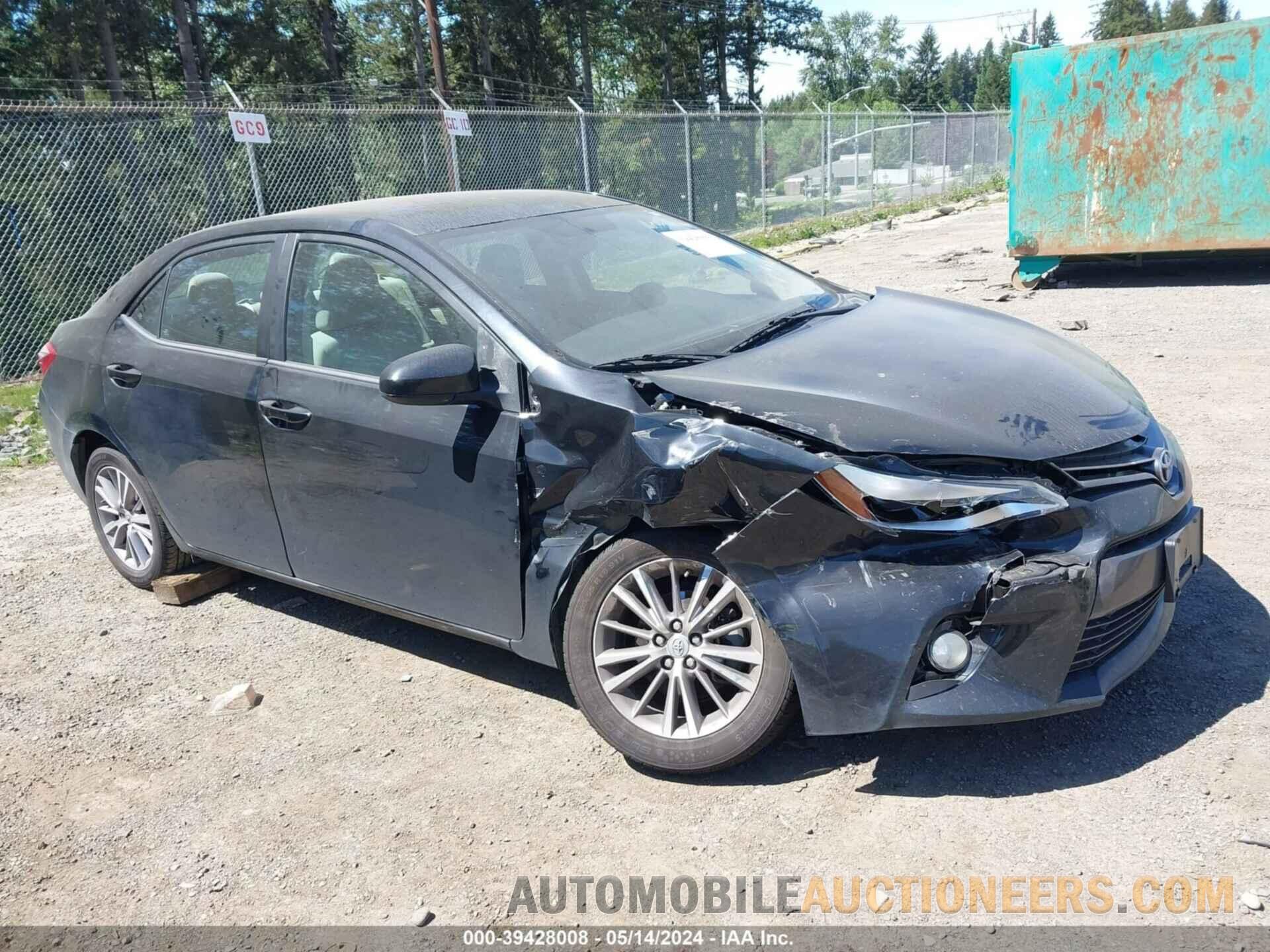 5YFBURHEXFP189126 TOYOTA COROLLA 2015