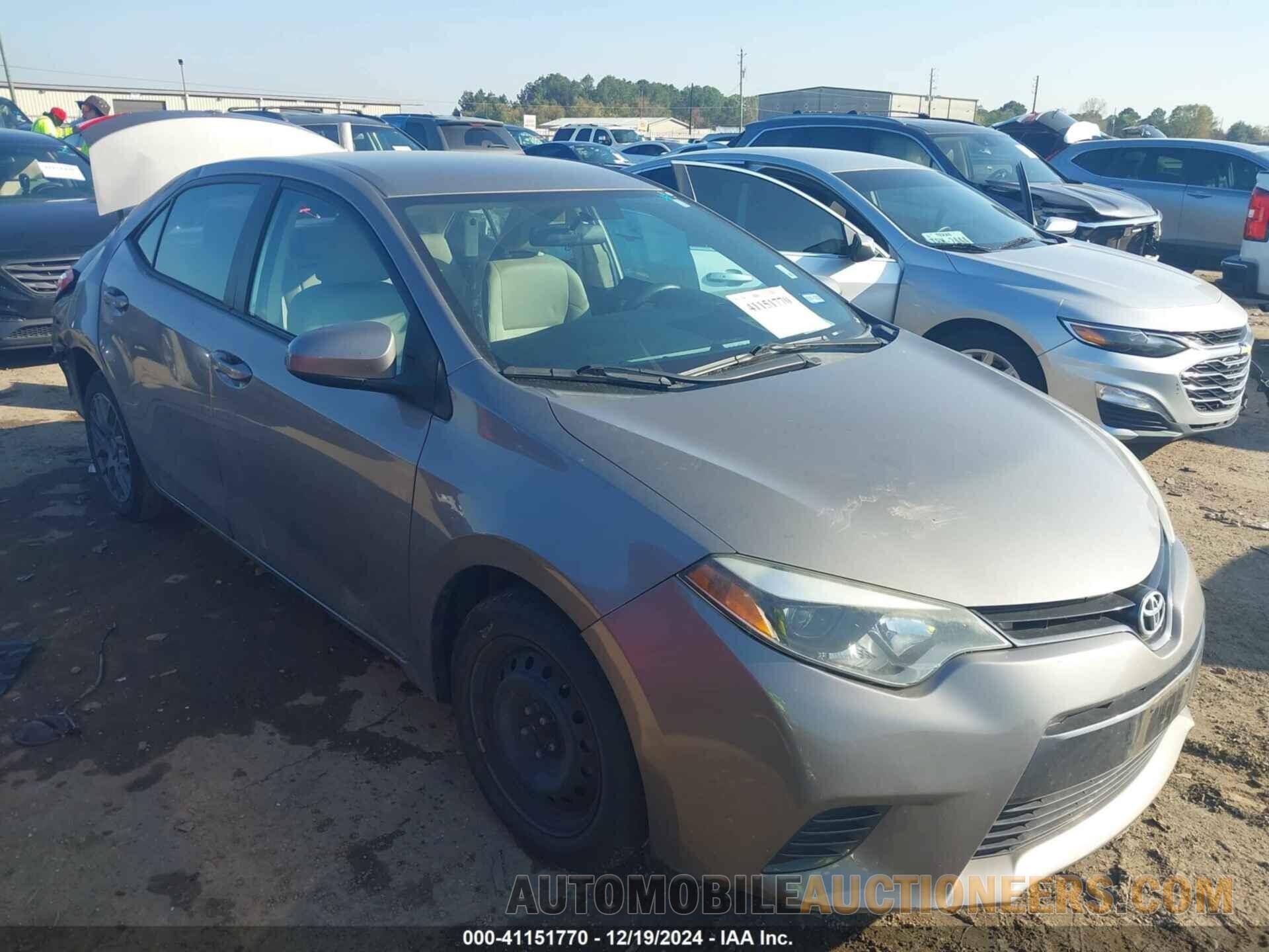 5YFBURHEXFP189921 TOYOTA COROLLA 2015