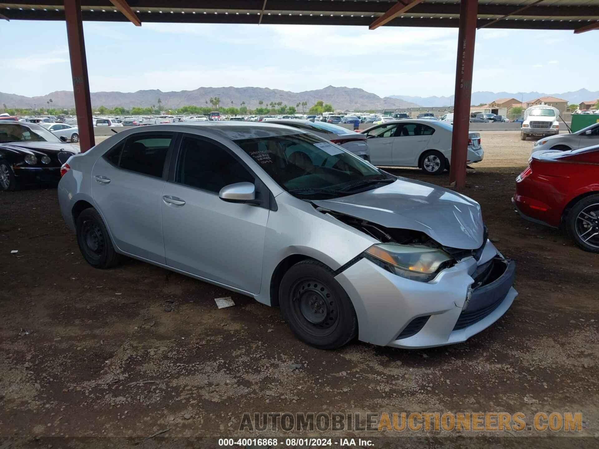 5YFBURHEXFP200299 TOYOTA COROLLA 2015