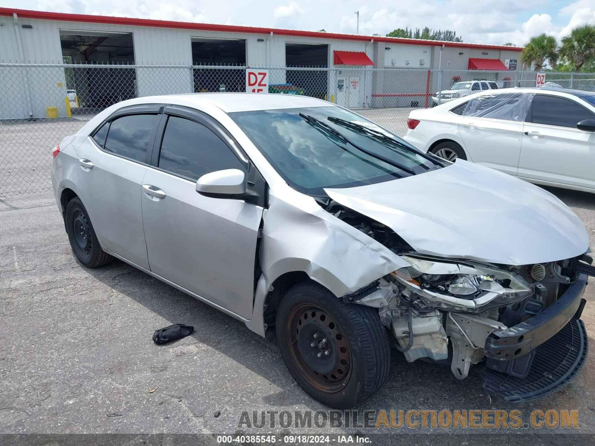 5YFBURHEXFP214879 TOYOTA COROLLA 2015