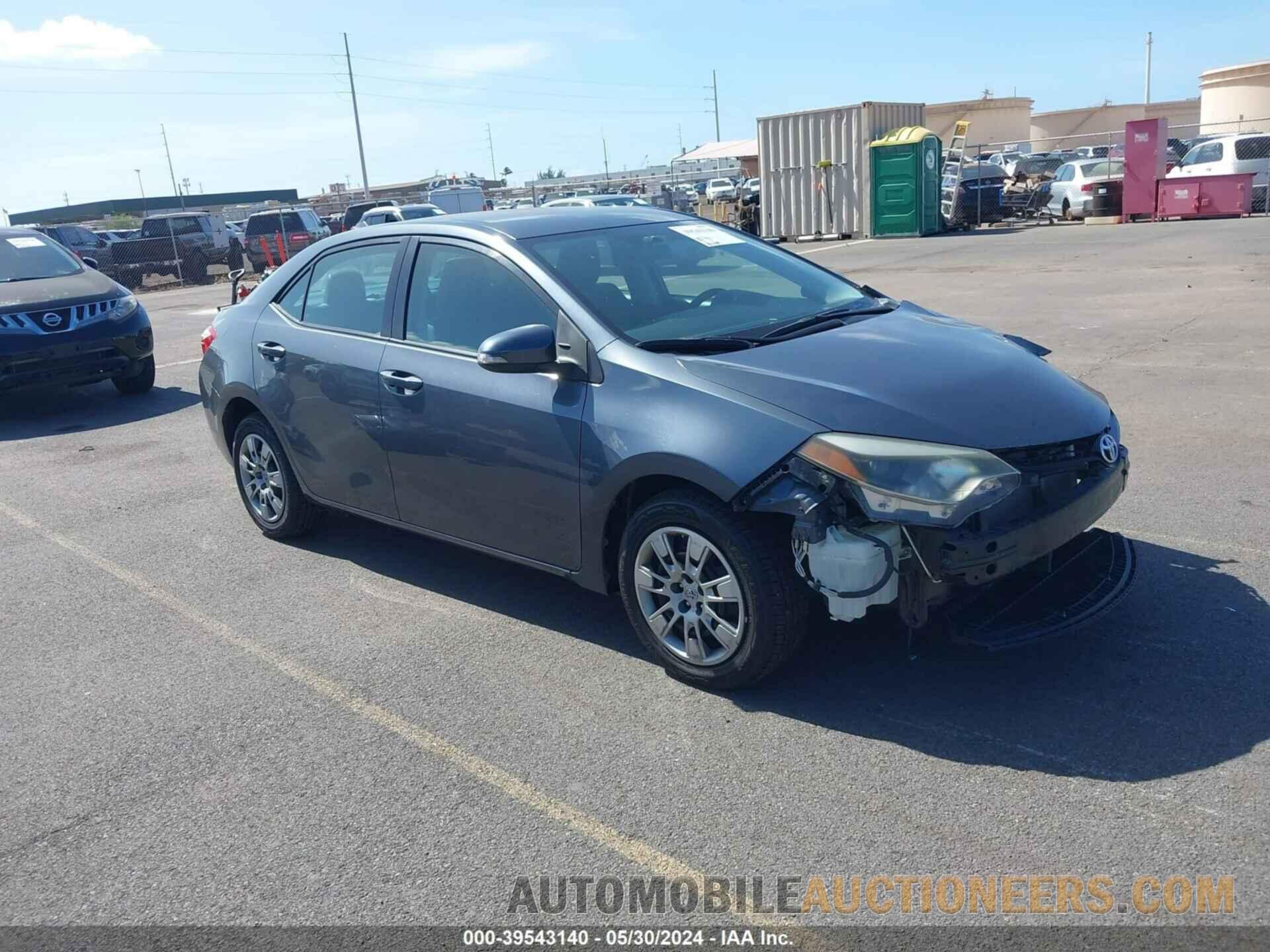 5YFBURHEXFP217989 TOYOTA COROLLA 2015