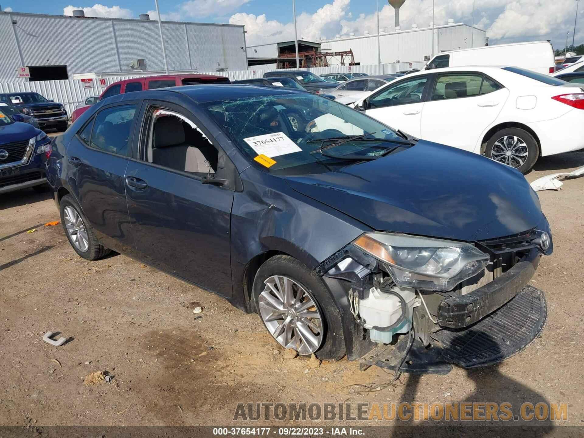 5YFBURHEXFP225297 TOYOTA COROLLA 2015