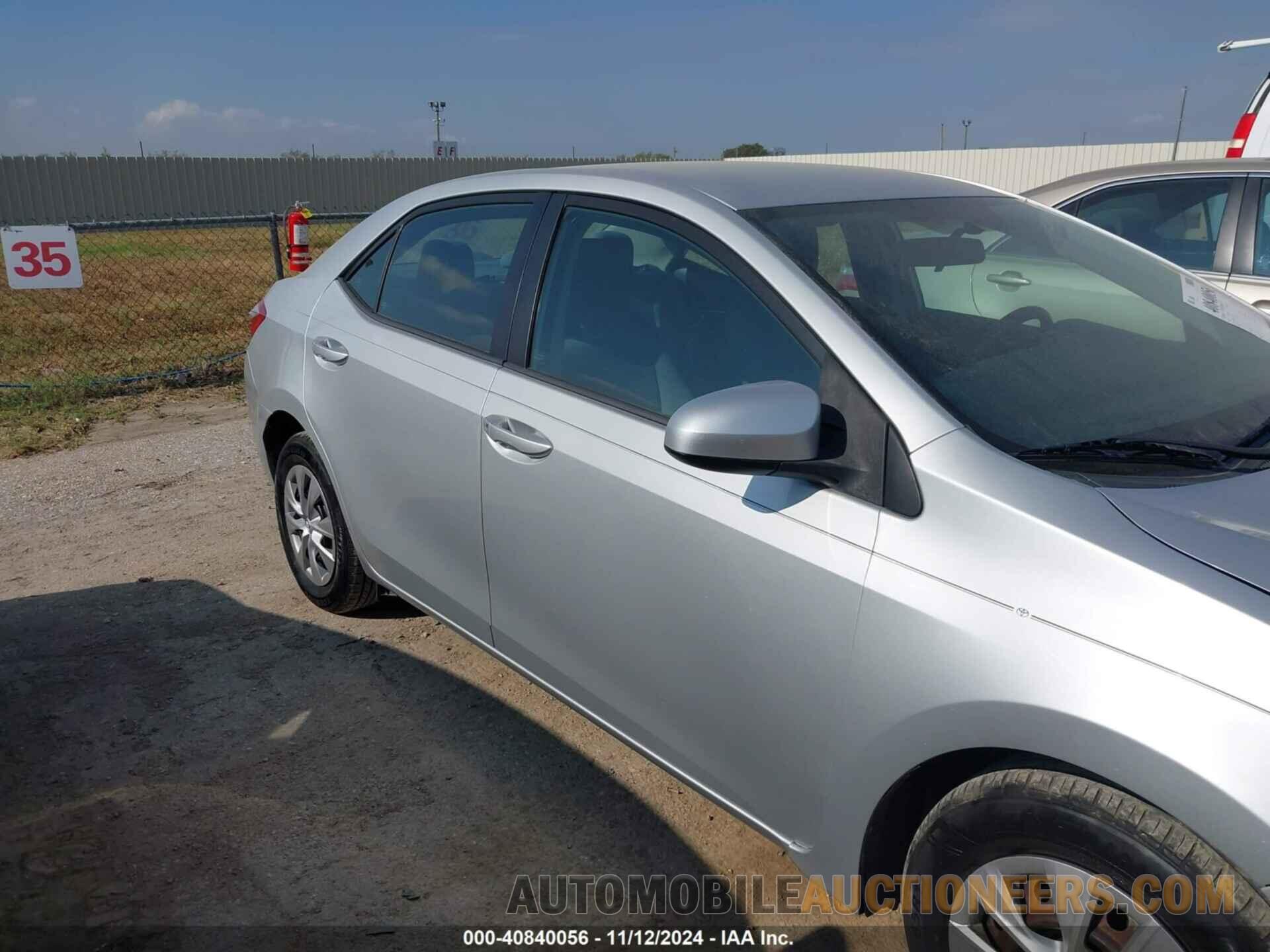 5YFBURHEXFP229835 TOYOTA COROLLA 2015