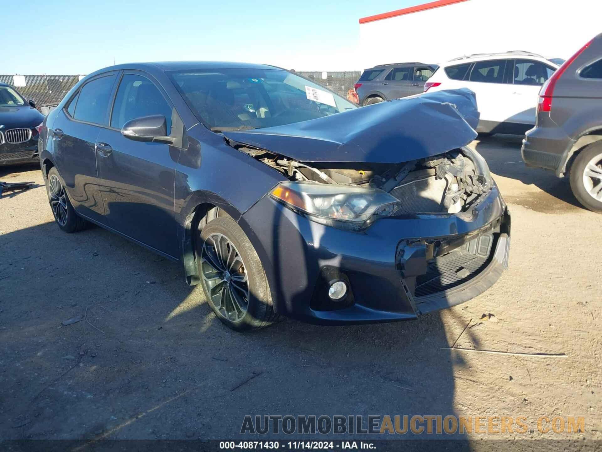 5YFBURHEXFP235392 TOYOTA COROLLA 2015