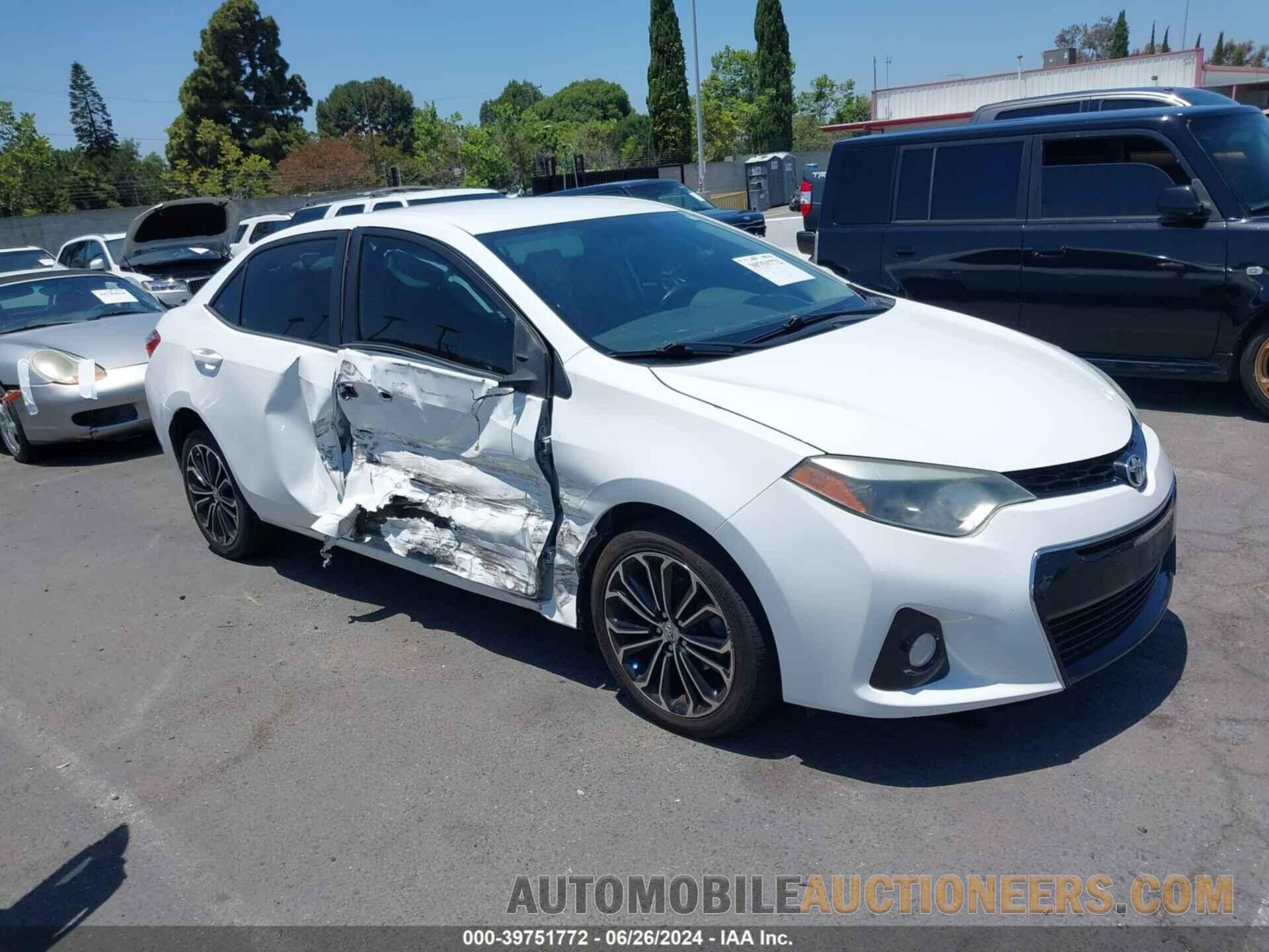 5YFBURHEXFP246005 TOYOTA COROLLA 2015