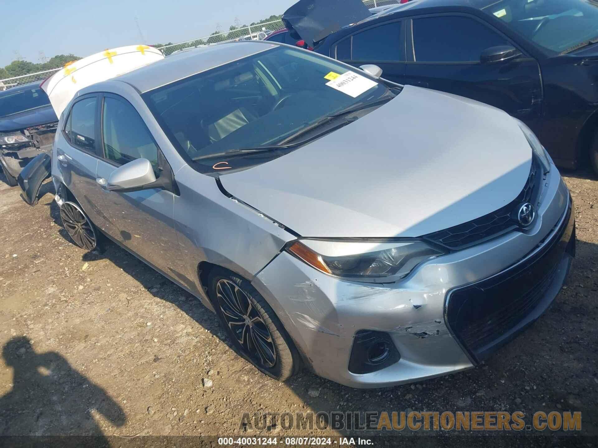 5YFBURHEXFP251267 TOYOTA COROLLA 2015