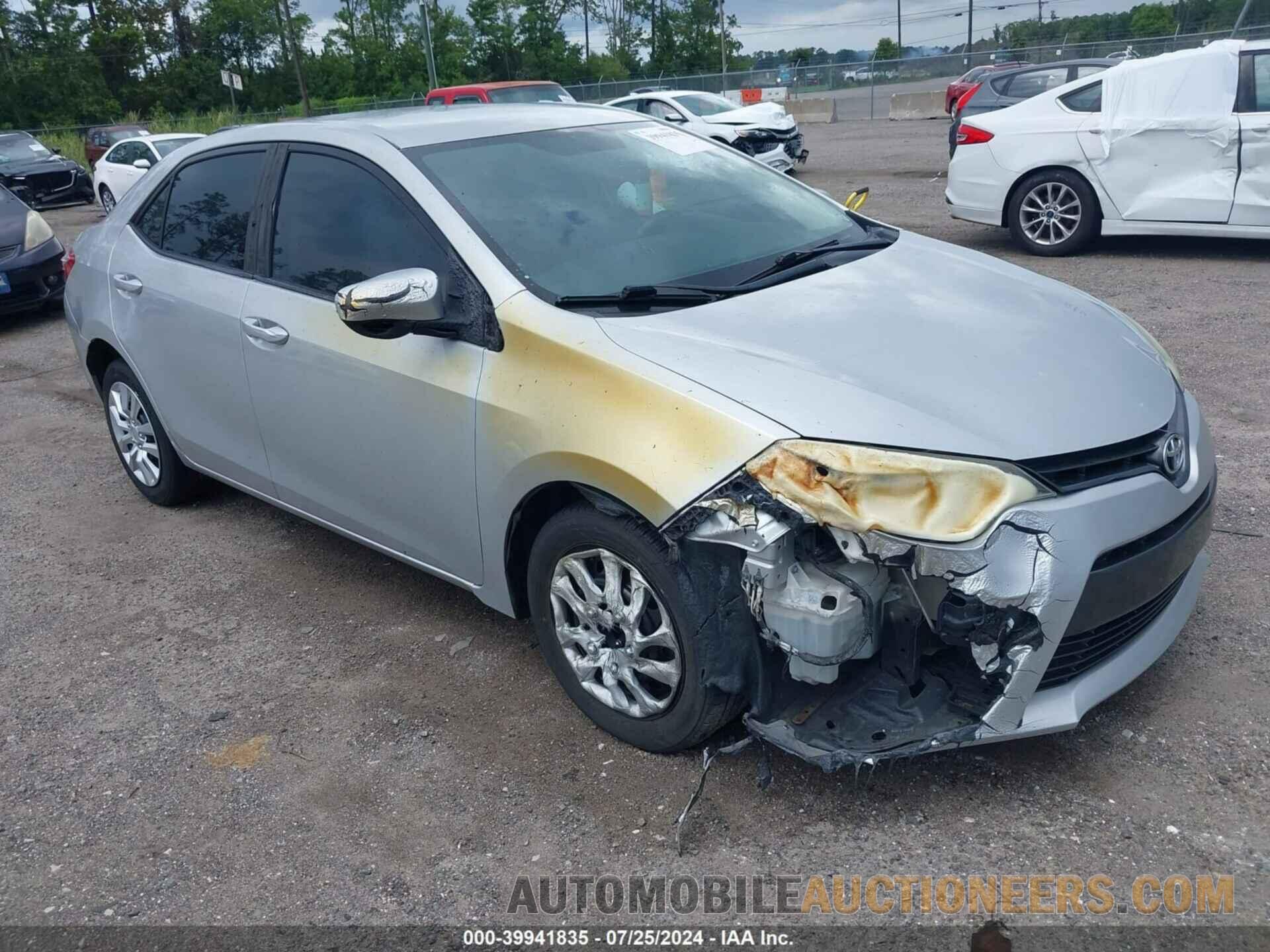 5YFBURHEXFP266268 TOYOTA COROLLA 2015