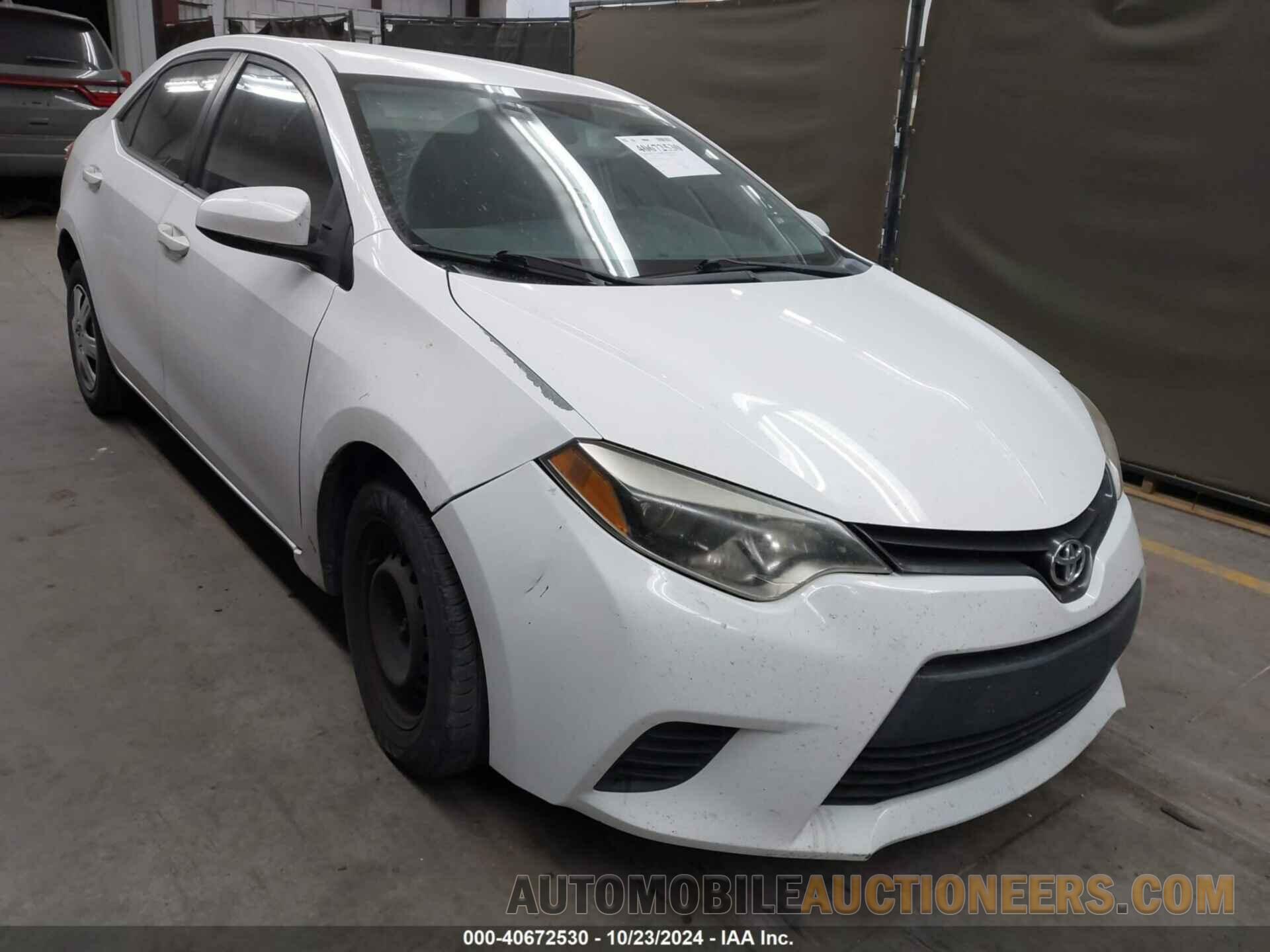 5YFBURHEXFP268165 TOYOTA COROLLA 2015