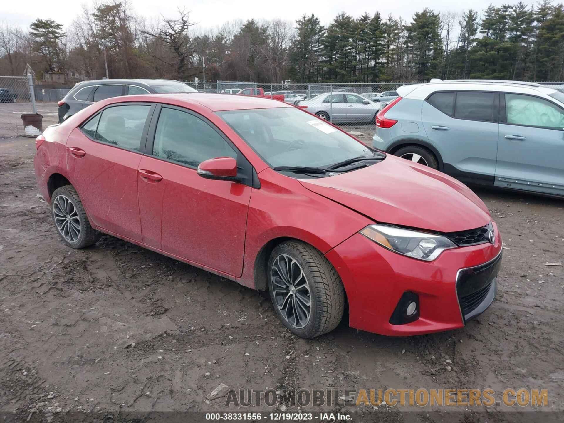 5YFBURHEXFP279165 TOYOTA COROLLA 2015