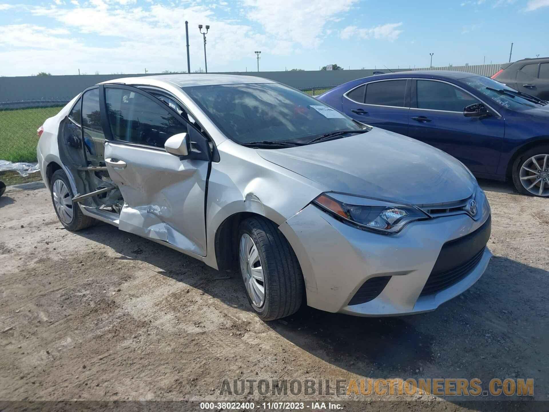 5YFBURHEXFP282423 TOYOTA COROLLA 2015