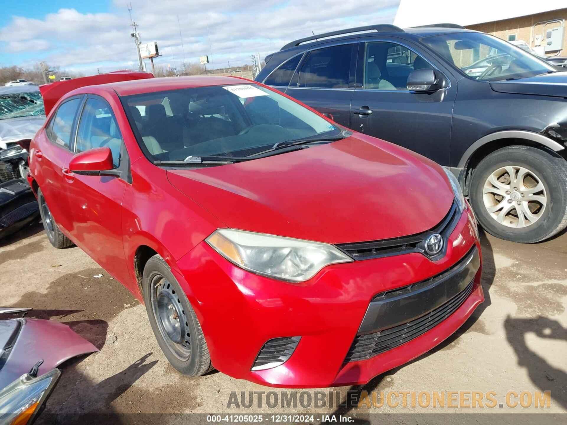 5YFBURHEXFP285323 TOYOTA COROLLA 2015