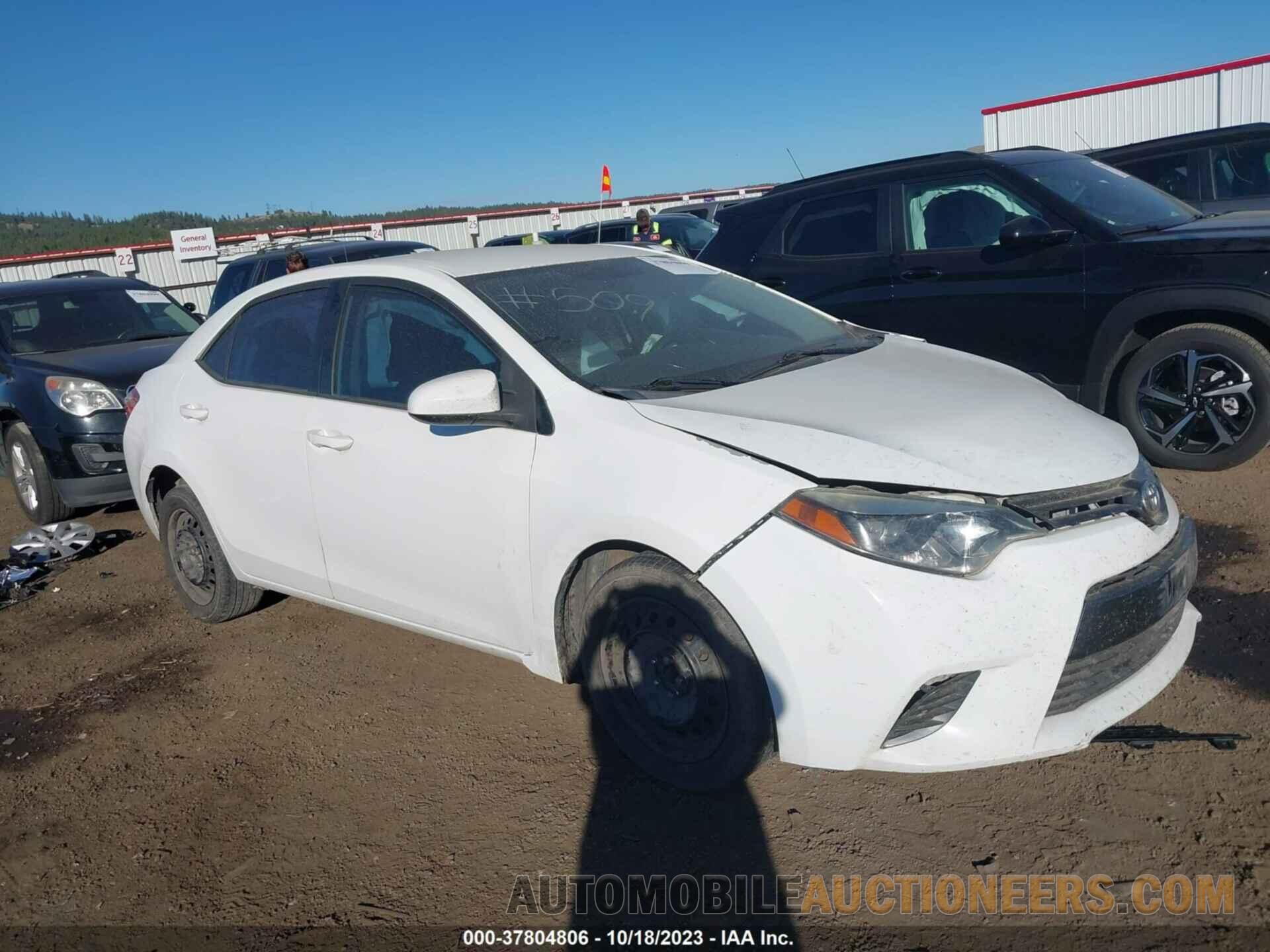 5YFBURHEXFP287119 TOYOTA COROLLA 2015