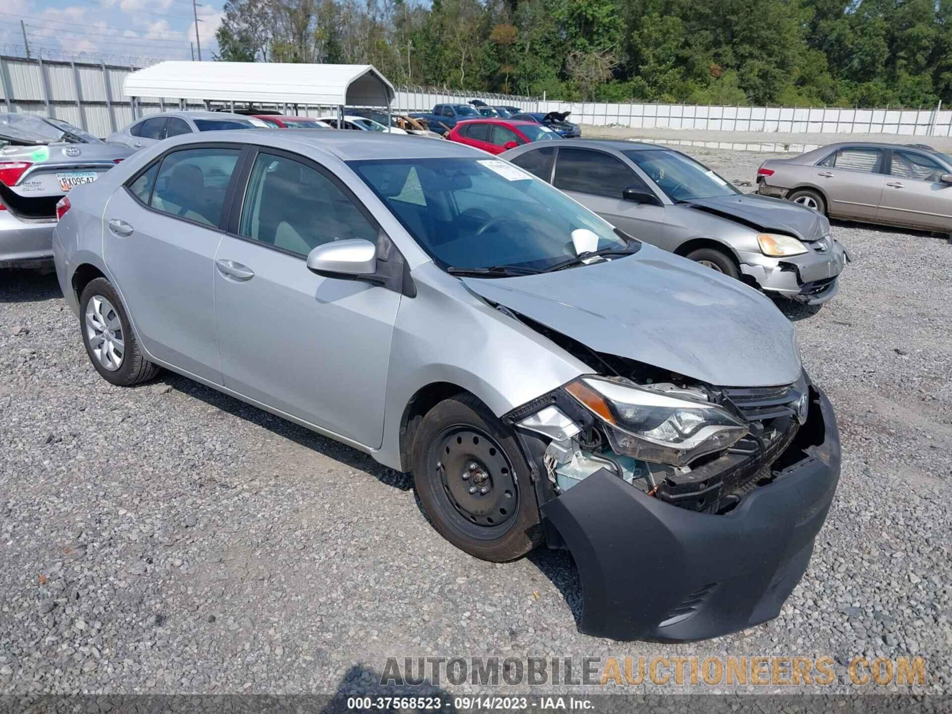 5YFBURHEXFP316523 TOYOTA COROLLA 2015