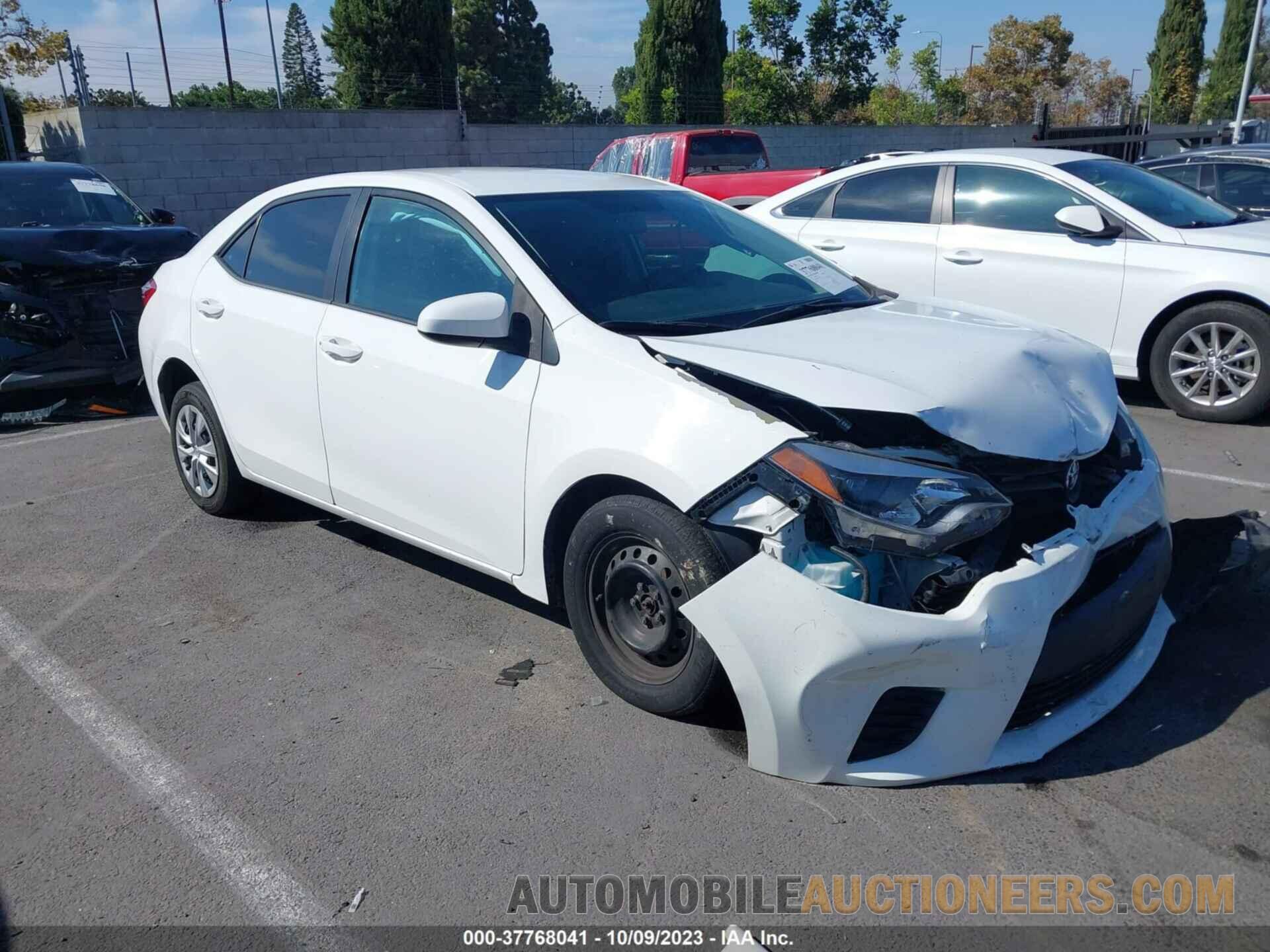 5YFBURHEXFP325741 TOYOTA COROLLA 2015