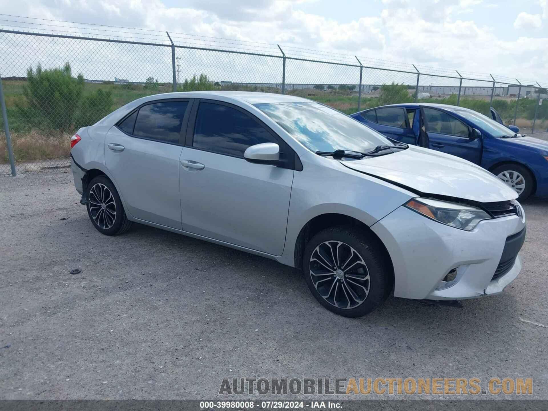 5YFBURHEXFP326209 TOYOTA COROLLA 2015