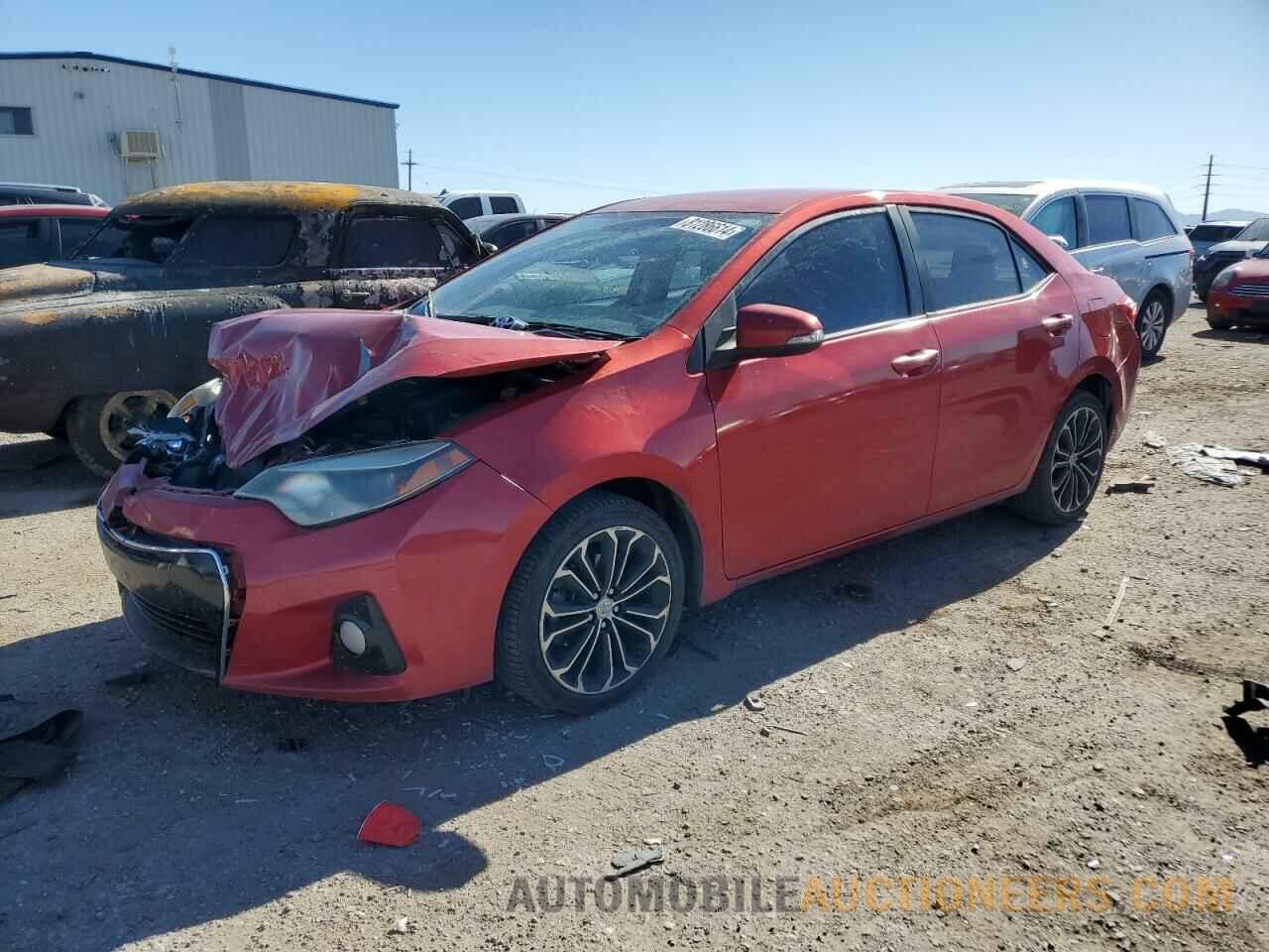 5YFBURHEXFP326842 TOYOTA COROLLA 2015