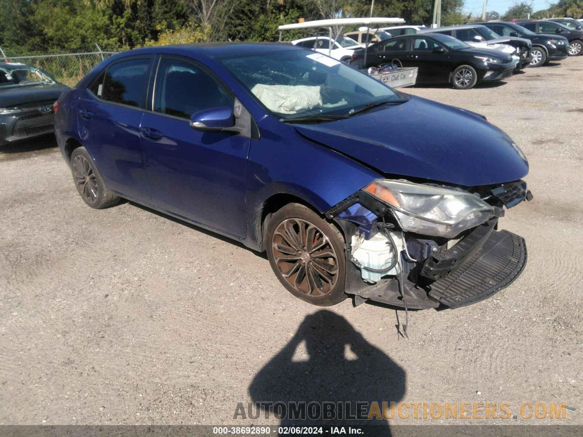 5YFBURHEXFP338649 TOYOTA COROLLA 2015