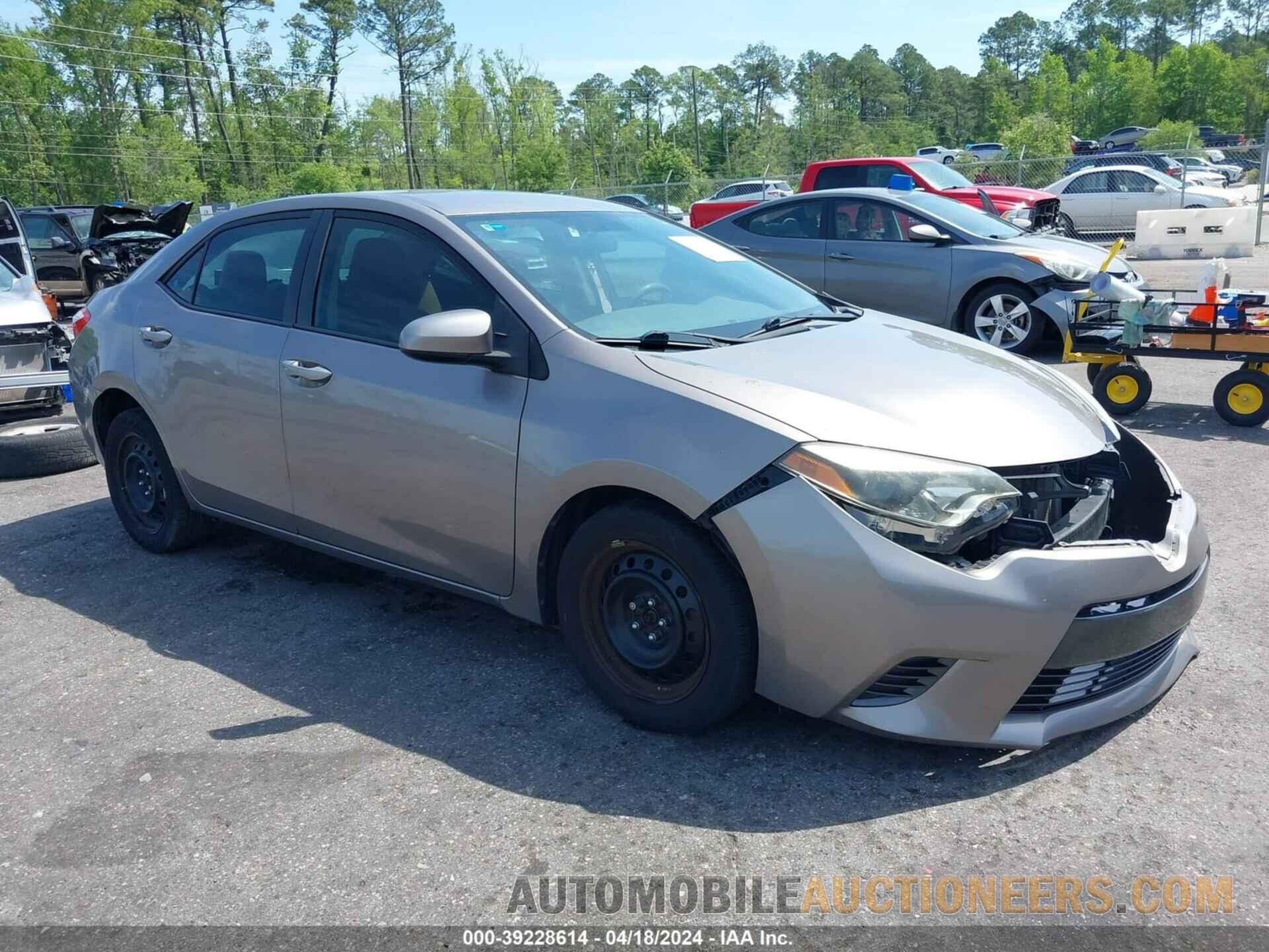 5YFBURHEXFP348016 TOYOTA COROLLA 2015