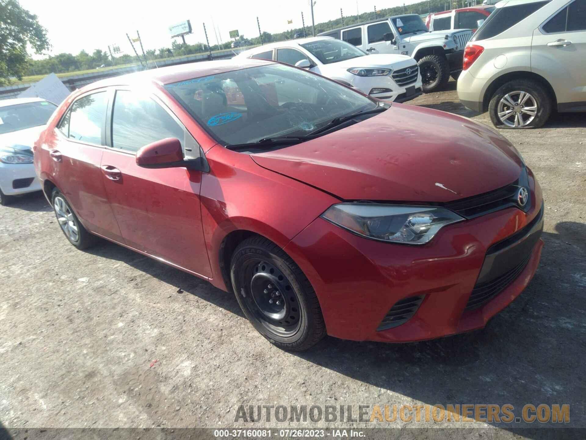 5YFBURHEXFP349151 TOYOTA COROLLA 2015