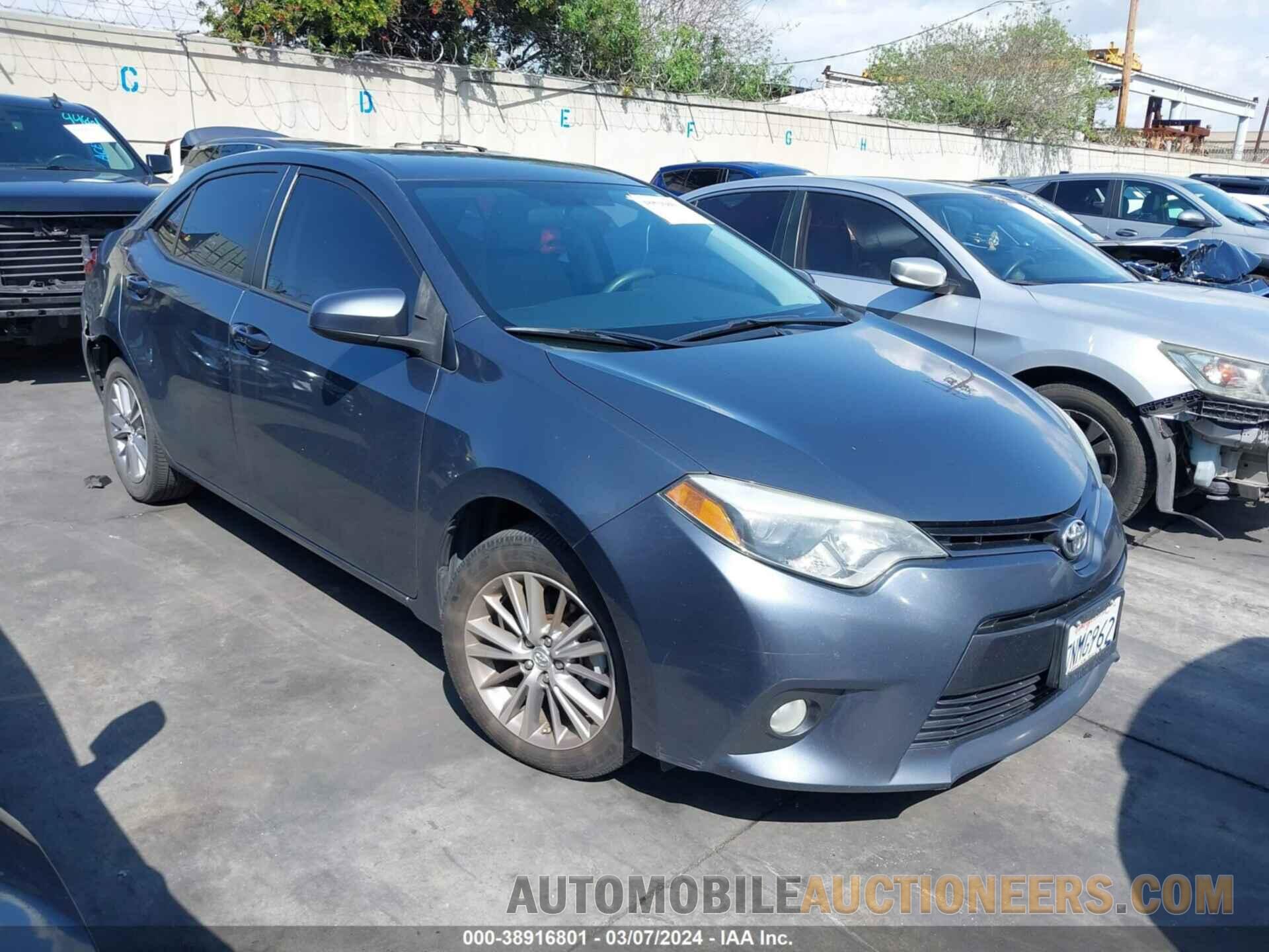 5YFBURHEXFP357038 TOYOTA COROLLA 2015