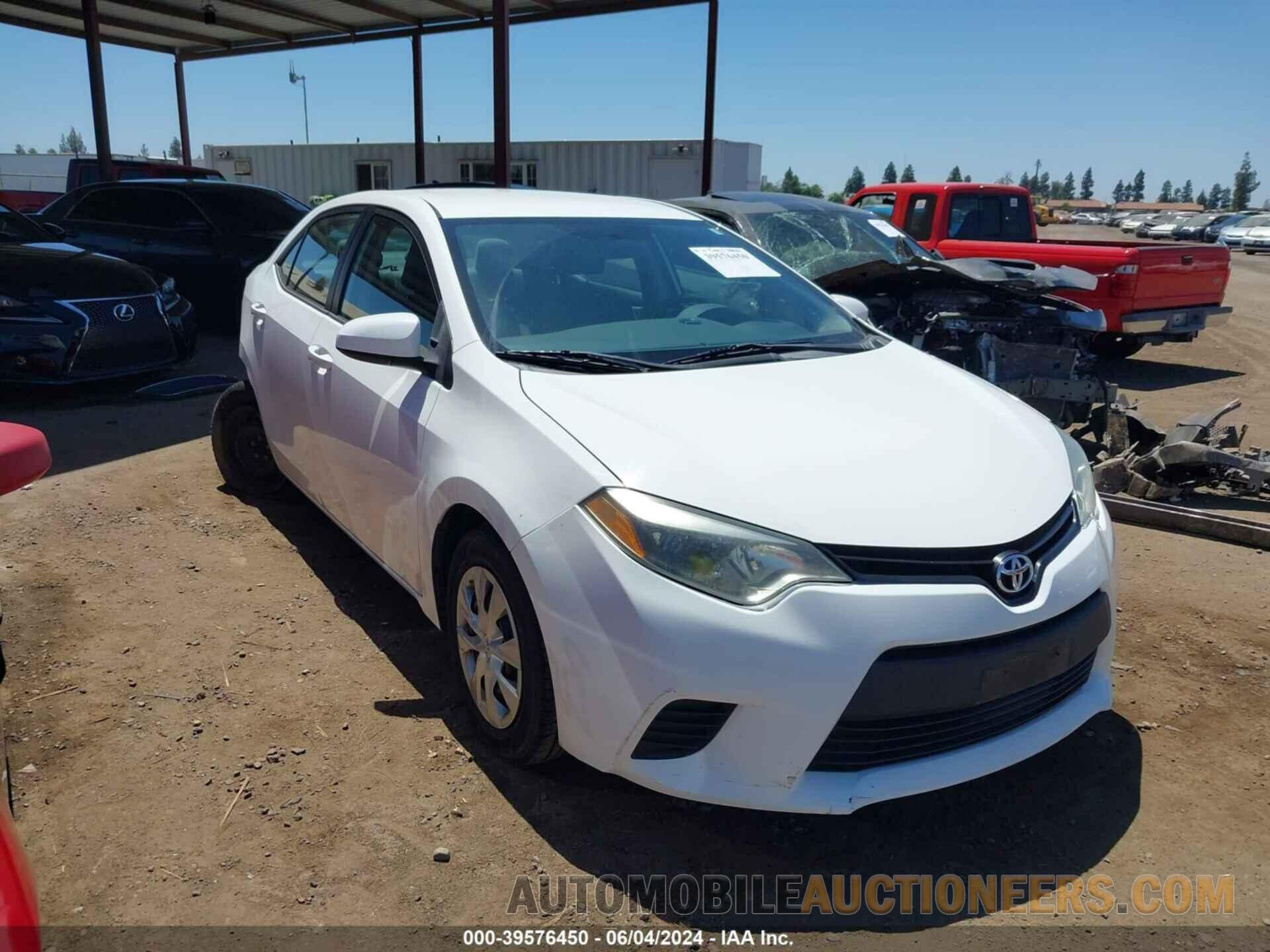 5YFBURHEXFP362207 TOYOTA COROLLA 2015