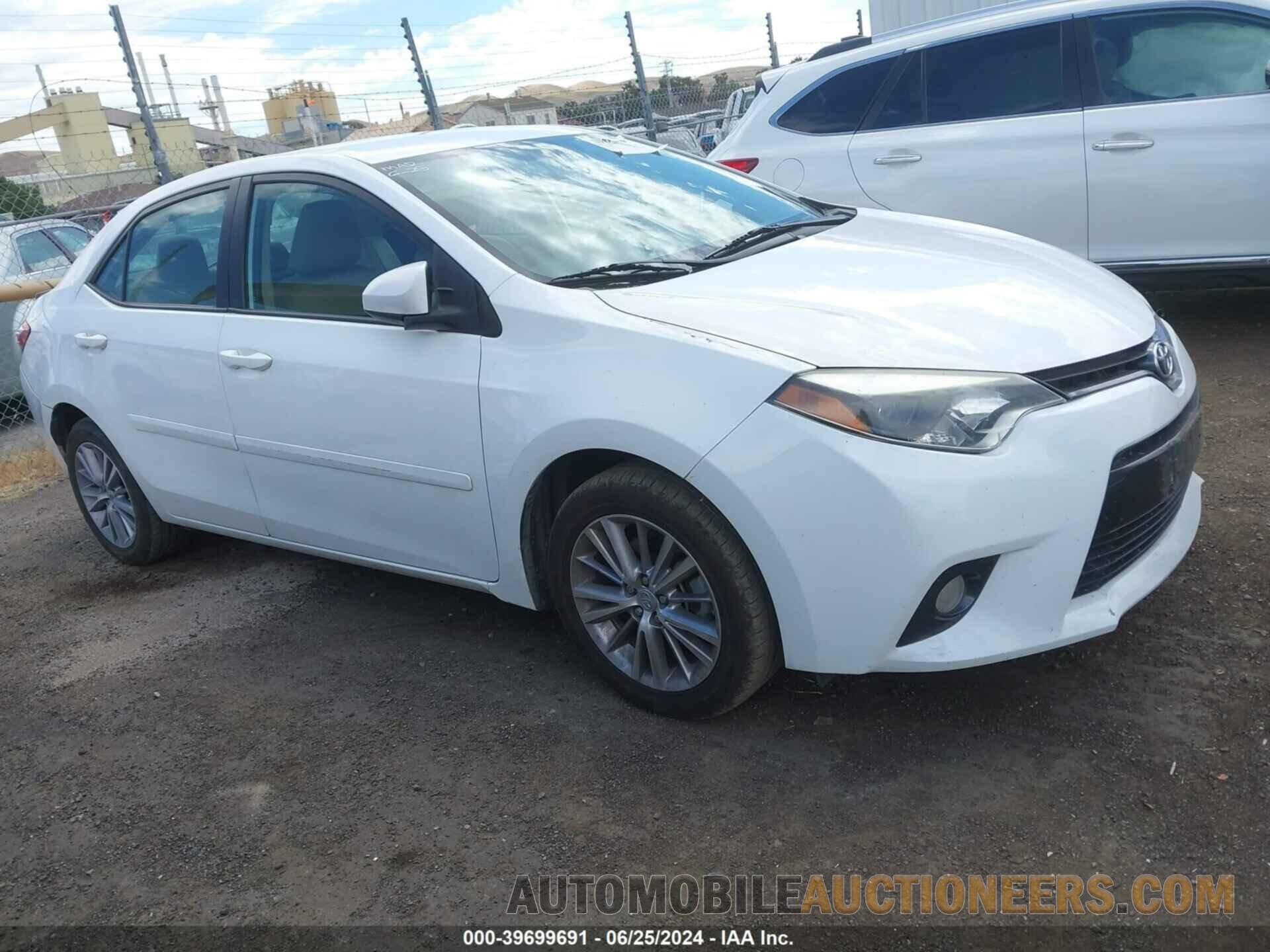 5YFBURHEXFP362322 TOYOTA COROLLA 2015