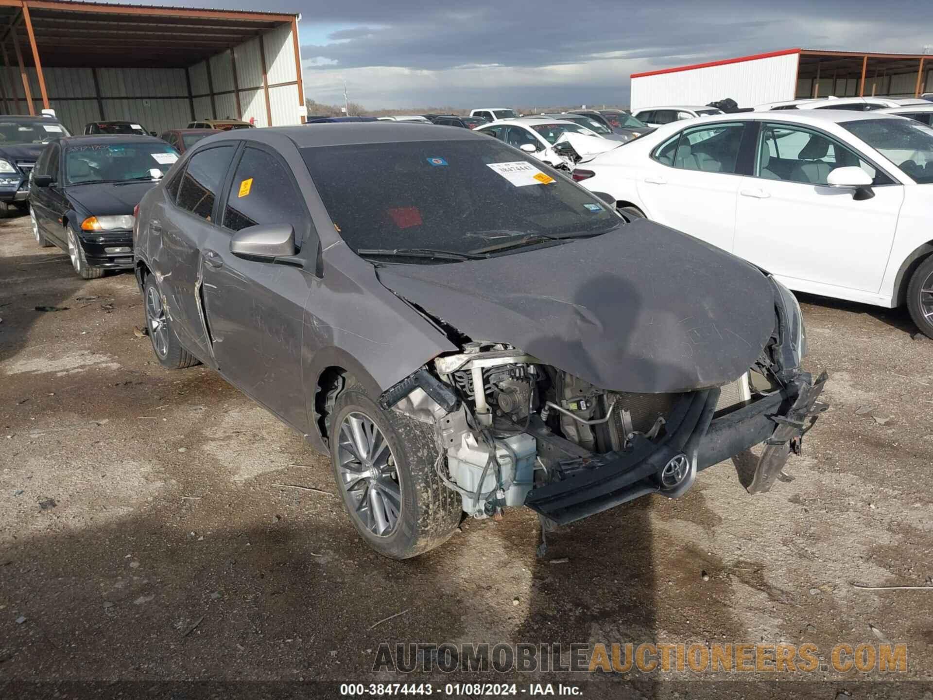 5YFBURHEXGP372740 TOYOTA COROLLA 2016