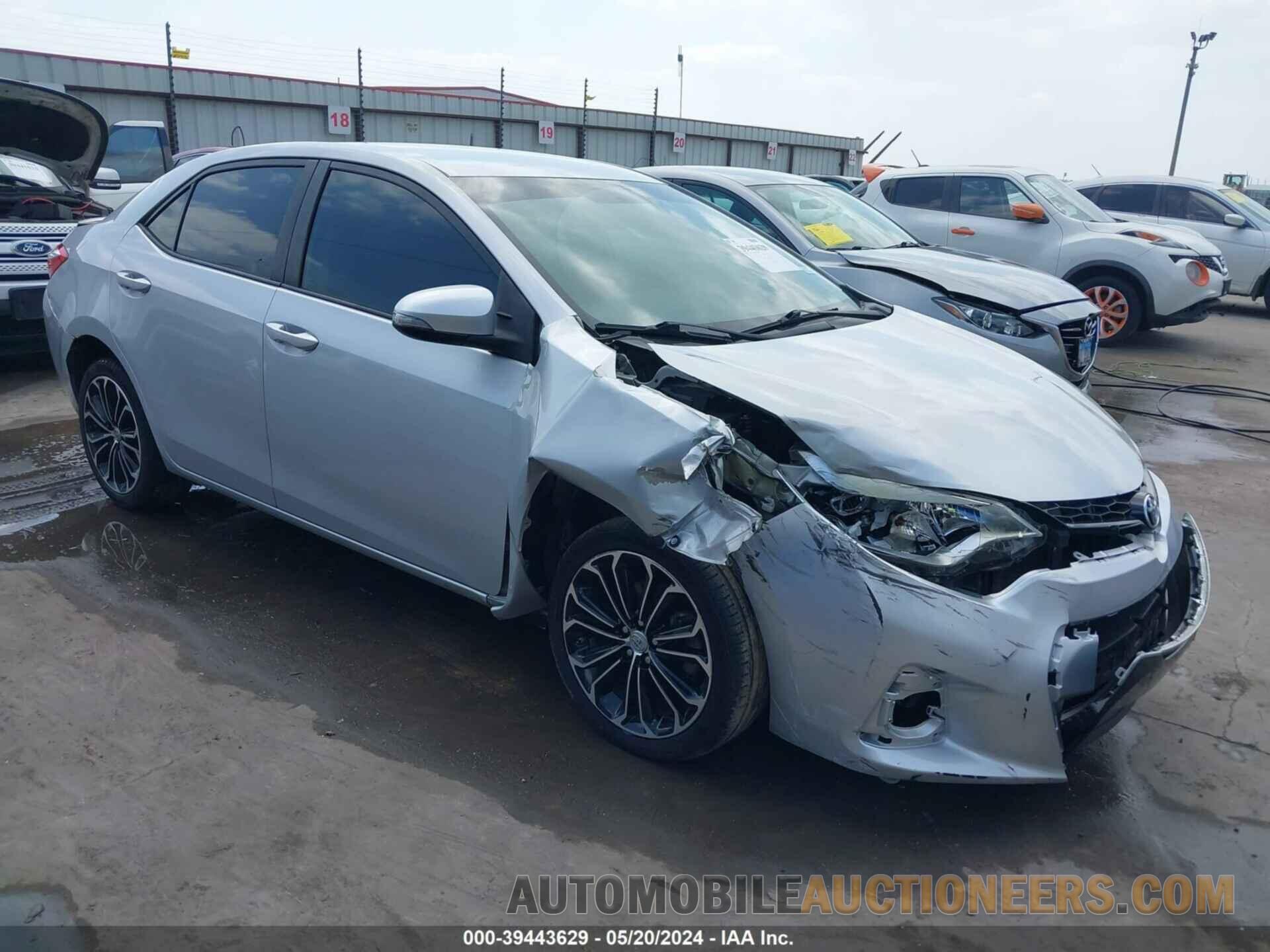 5YFBURHEXGP395340 TOYOTA COROLLA 2016