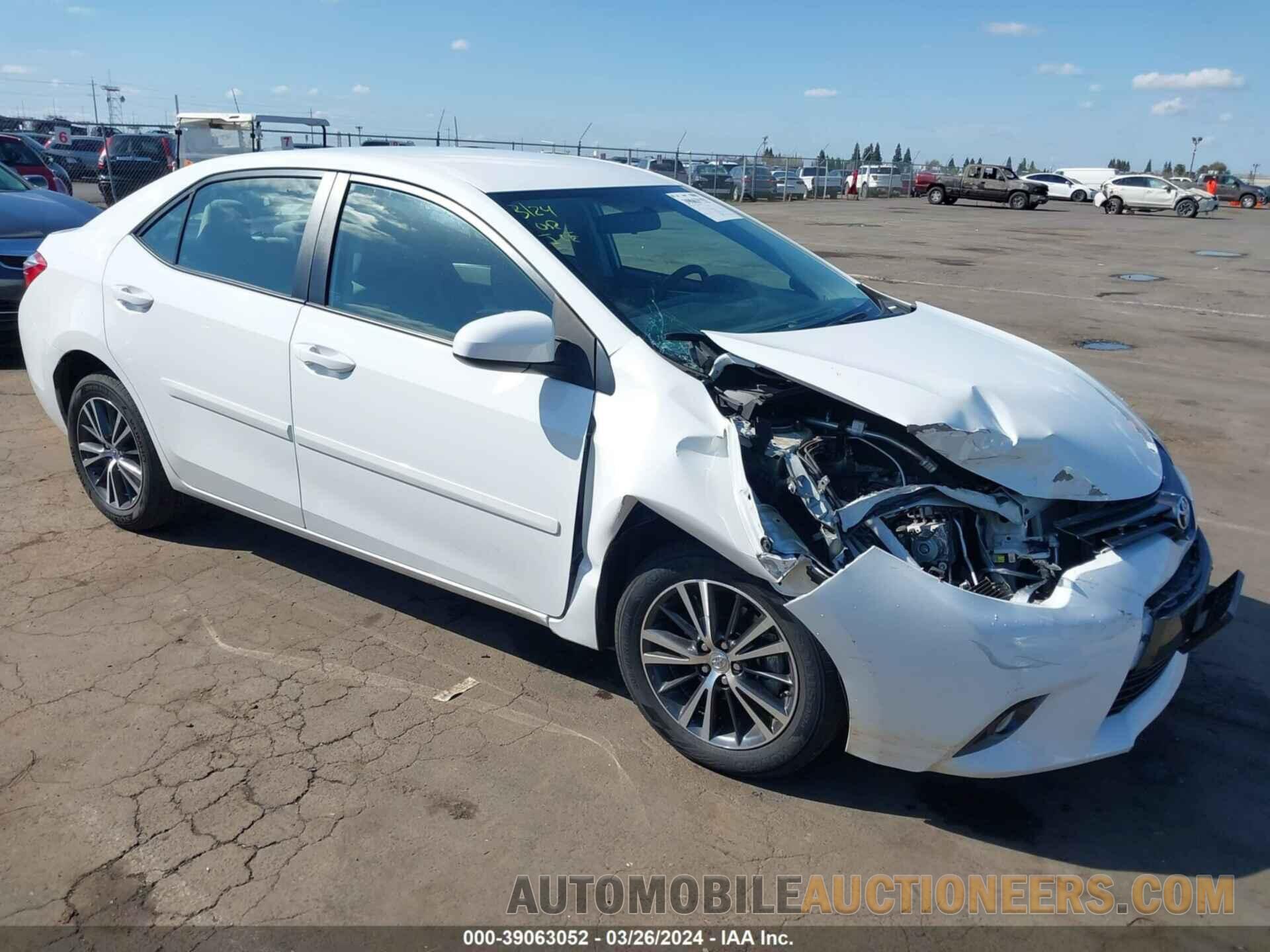 5YFBURHEXGP411598 TOYOTA COROLLA 2016