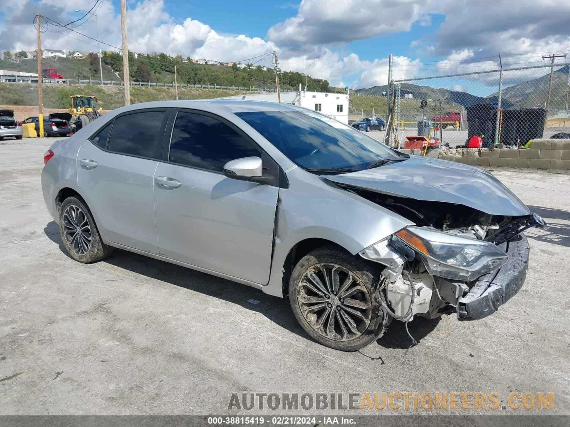 5YFBURHEXGP424125 TOYOTA COROLLA 2016