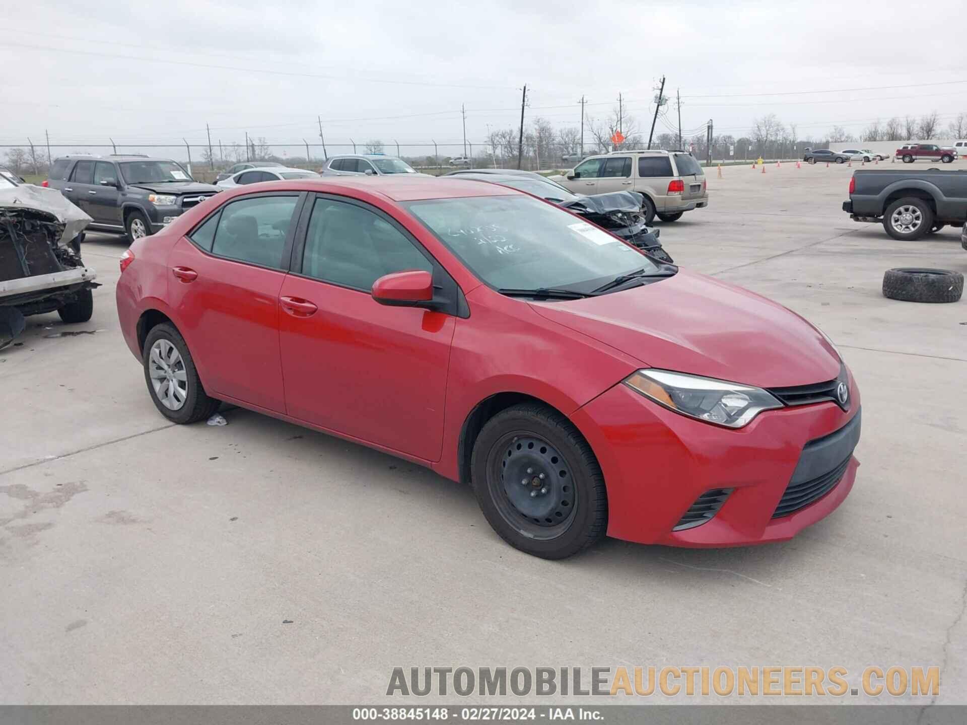 5YFBURHEXGP425257 TOYOTA COROLLA 2016